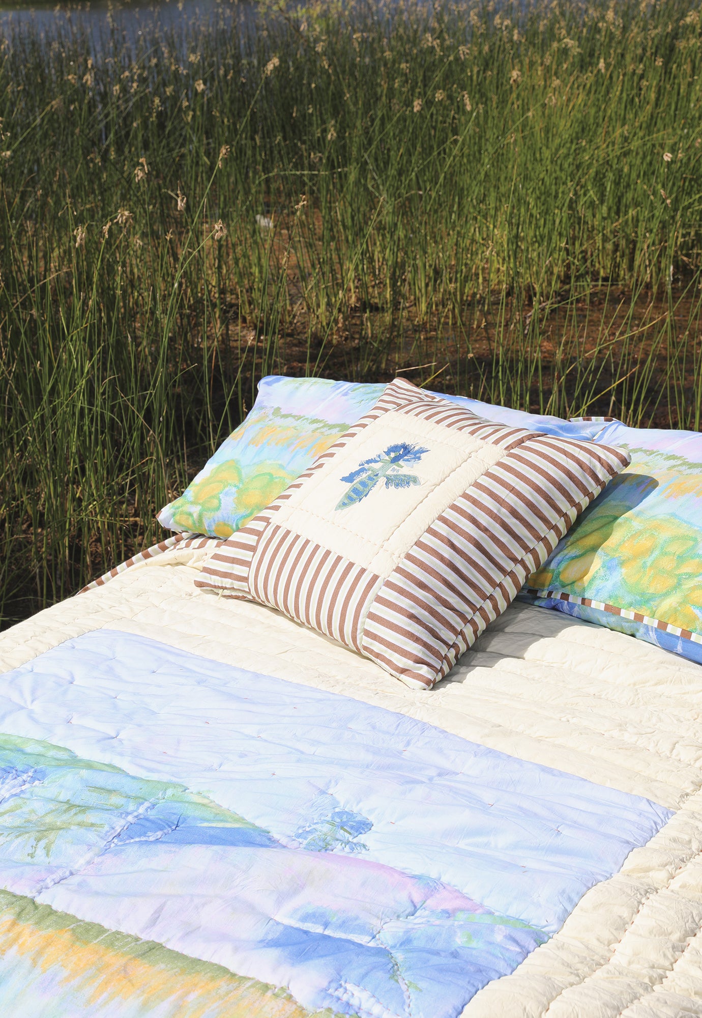 Organic Cotton Square Cushion Cover