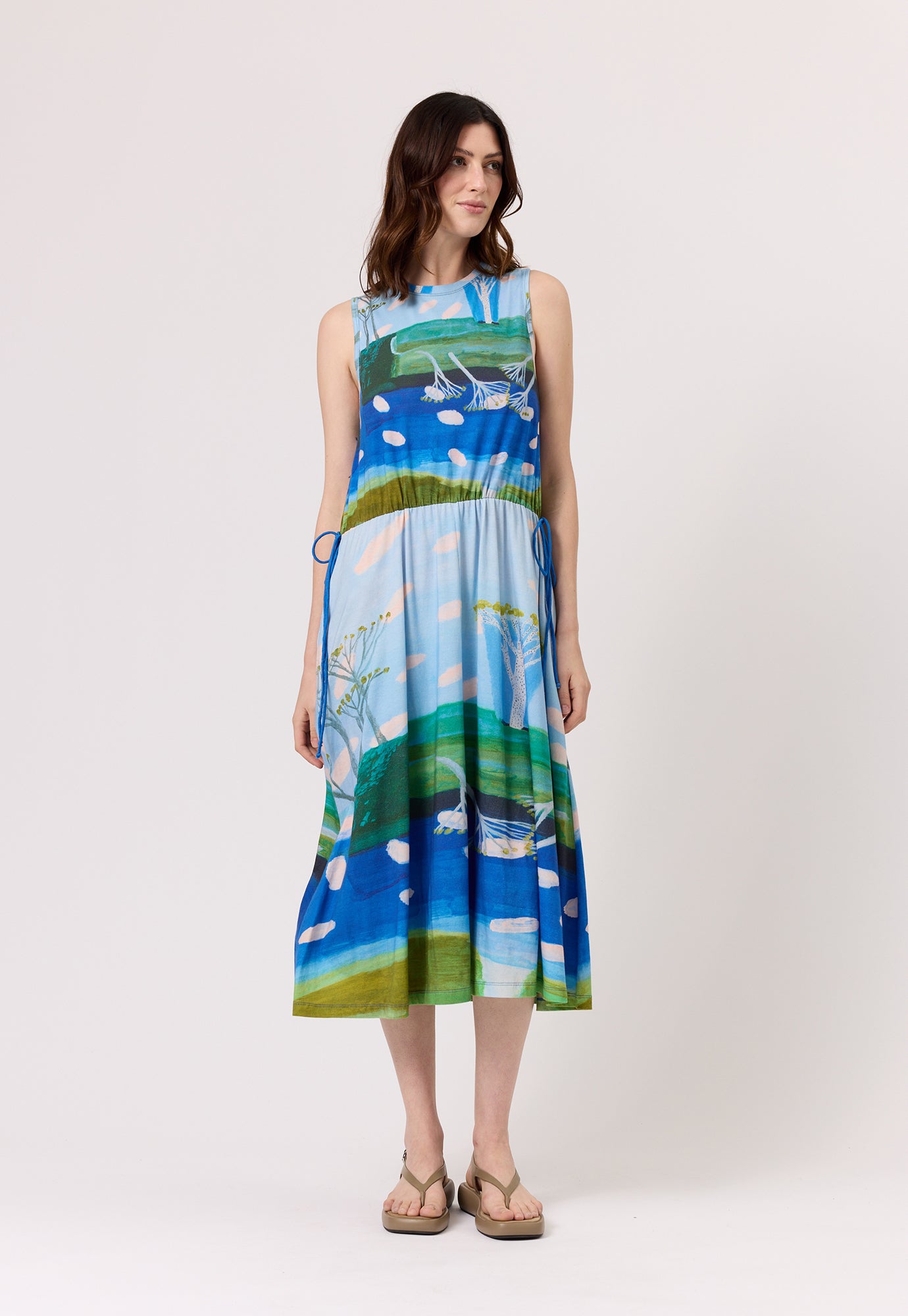 Lidia Tie Dress SAM/SEC