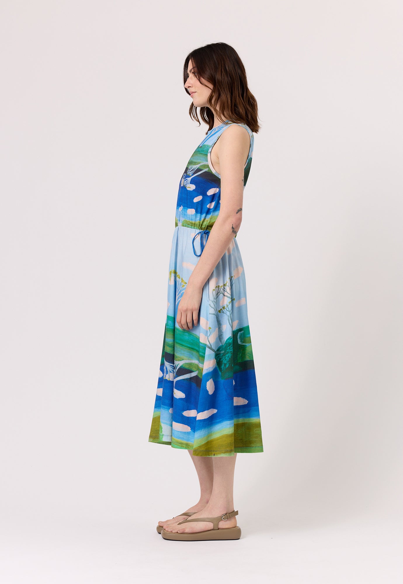 Lidia Tie Dress SAM/SEC