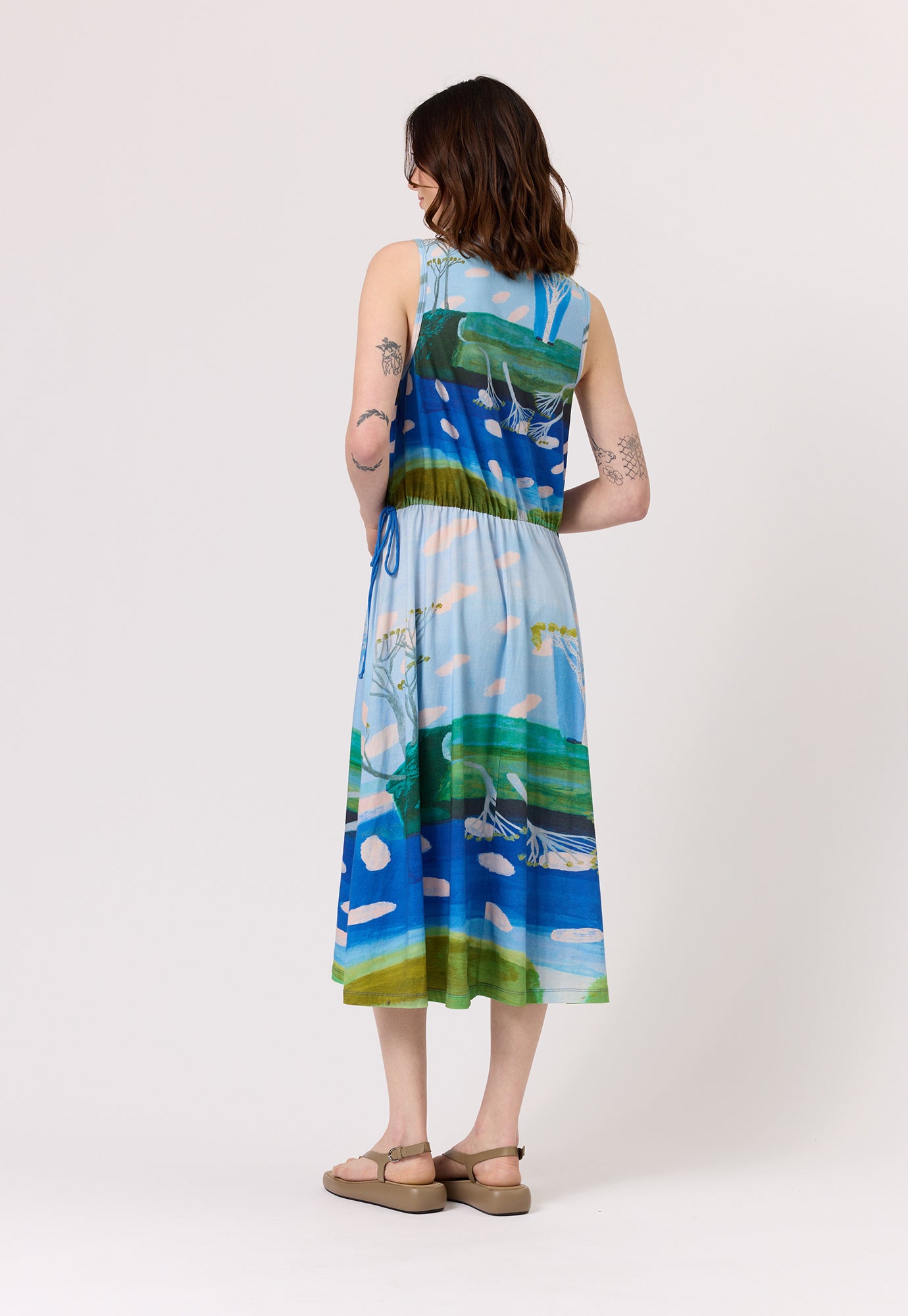 Lidia Tie Dress SAM/SEC
