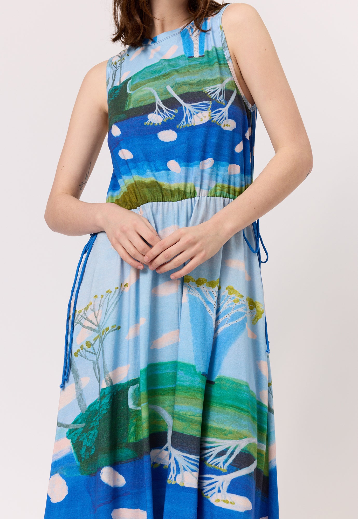 Lidia Tie Dress SAM/SEC
