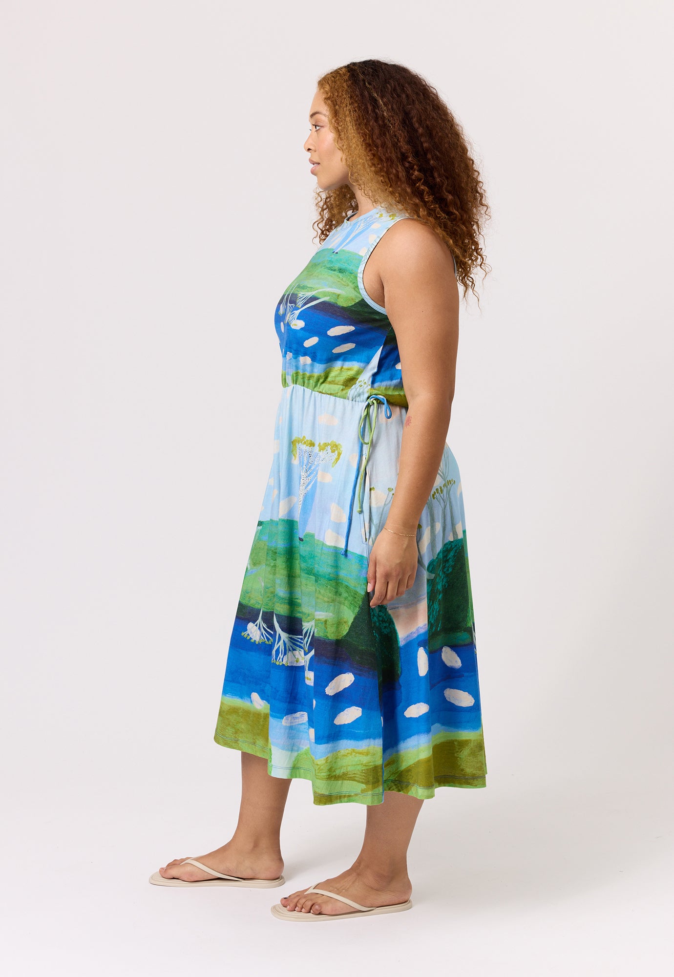 Lidia Tie Dress SAM/SEC
