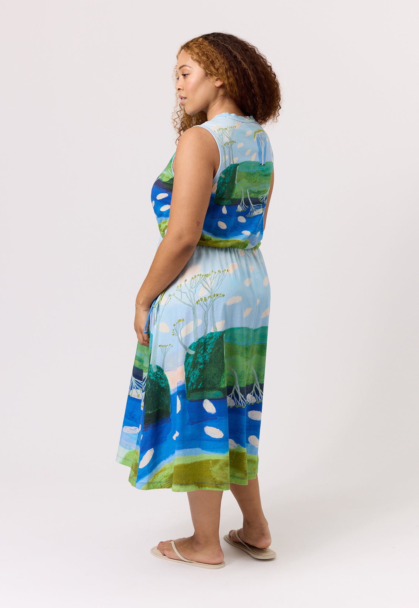 Lidia Tie Dress SAM/SEC