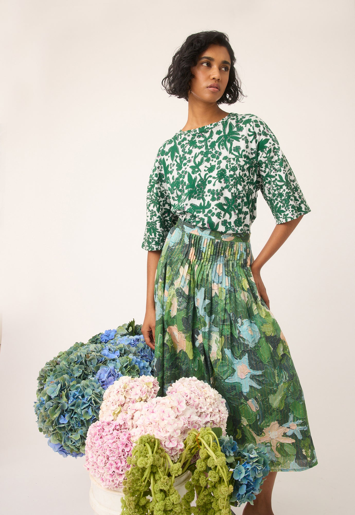 Alma Yoke Skirt