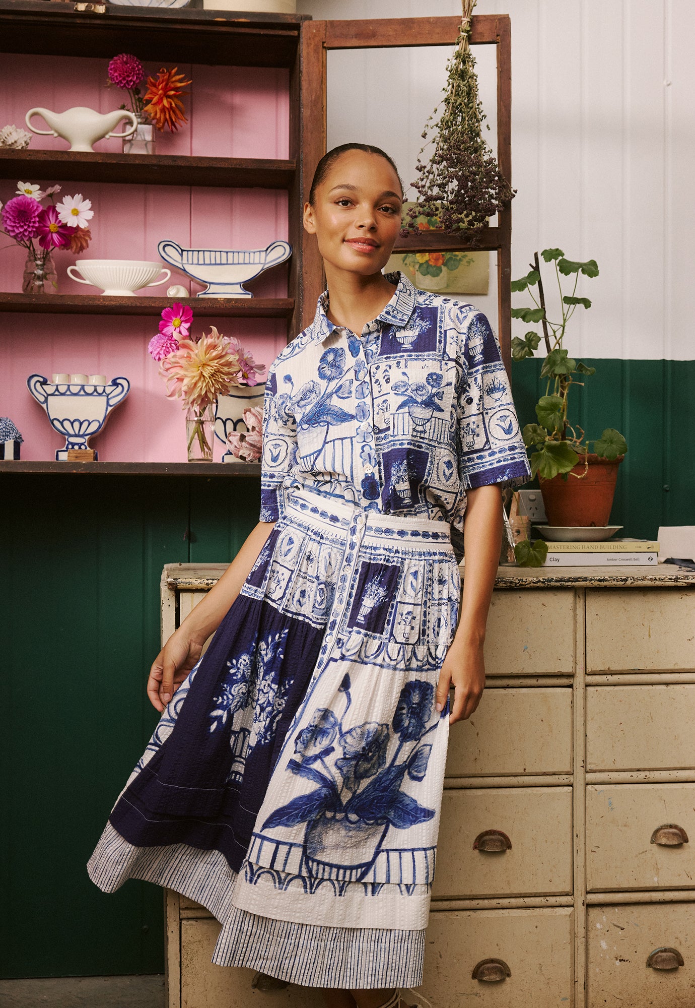 Coco Pintuck Skirt