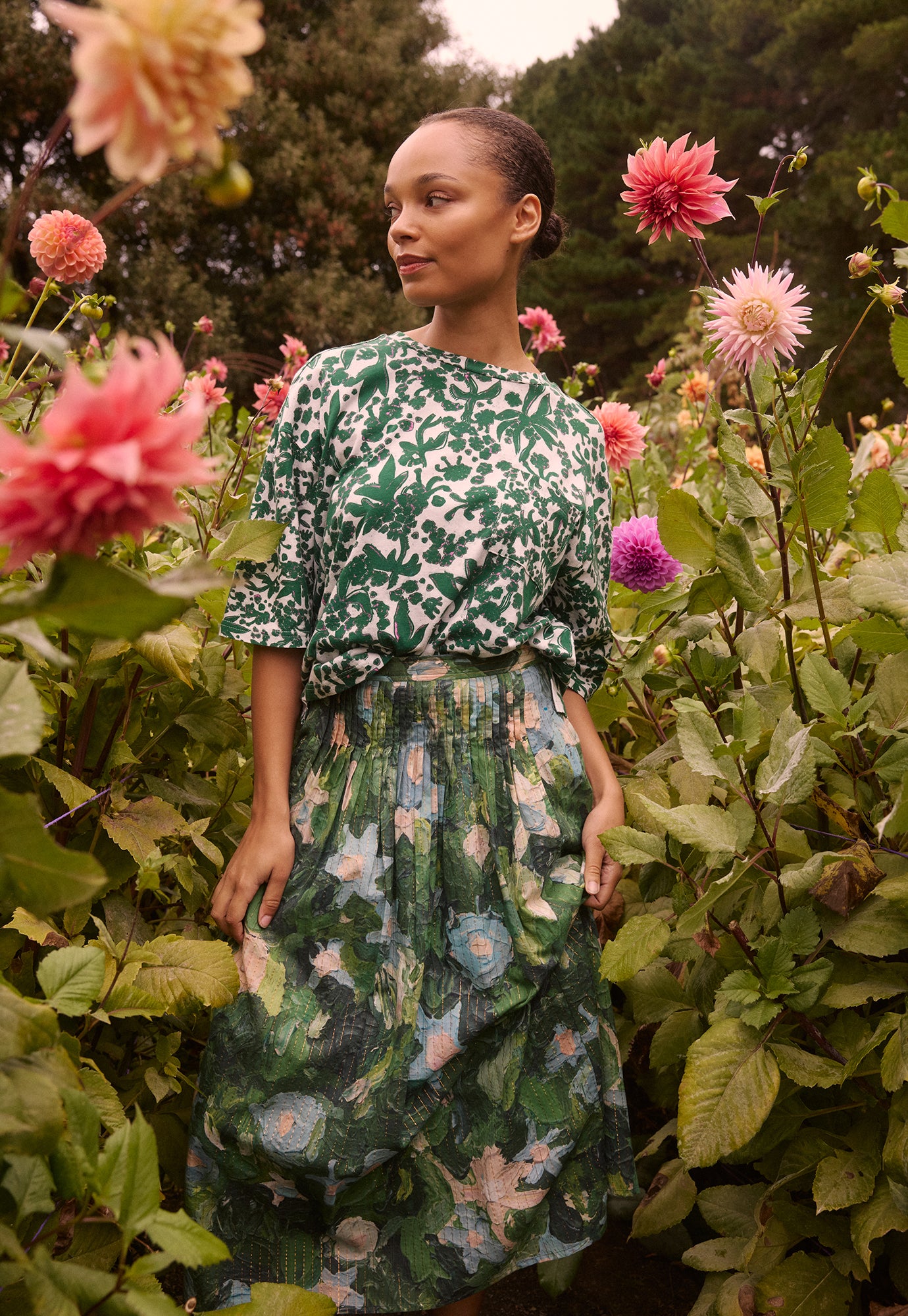 Alma Yoke Skirt