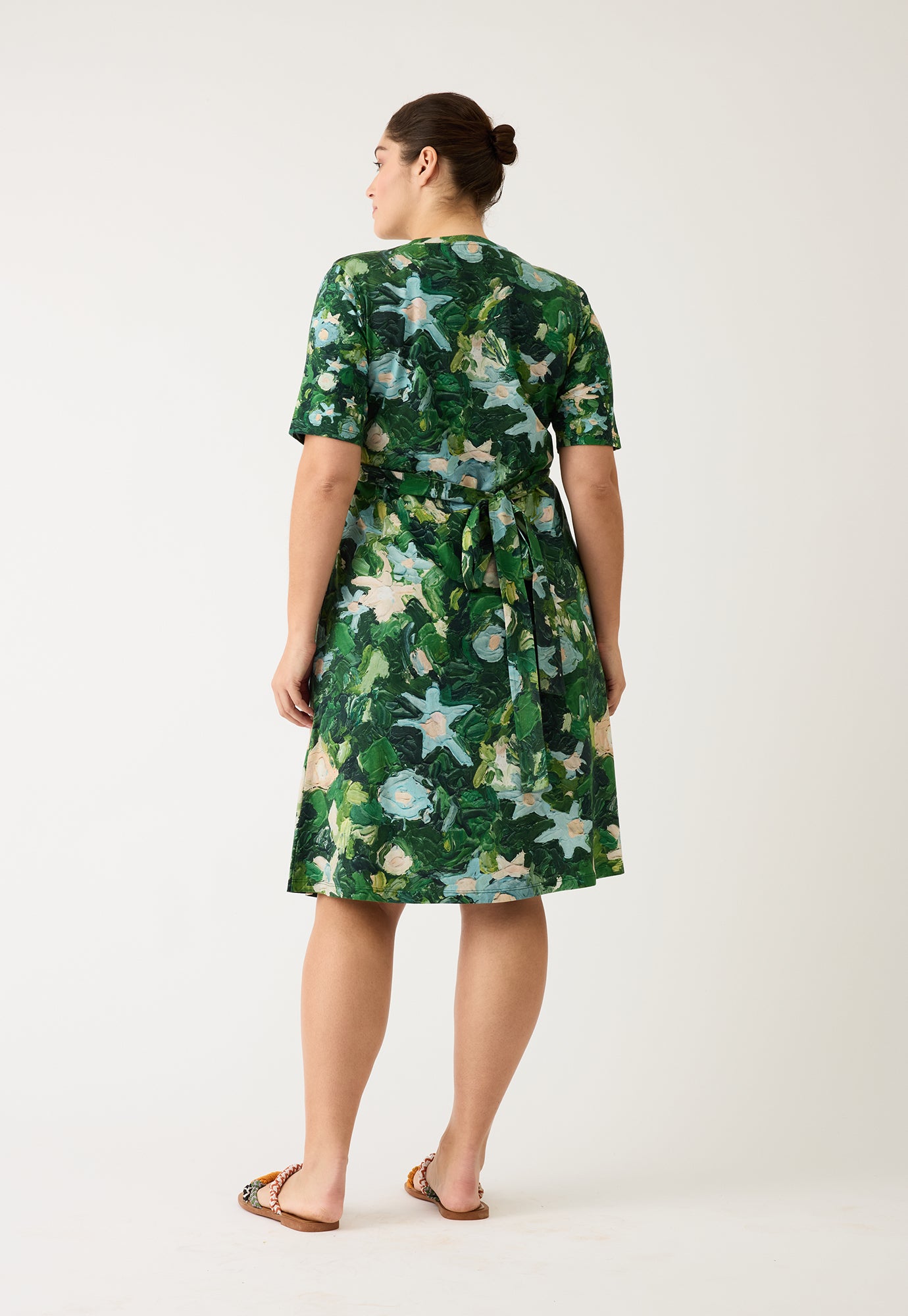 Terra Short Sleeve Wrap Dress