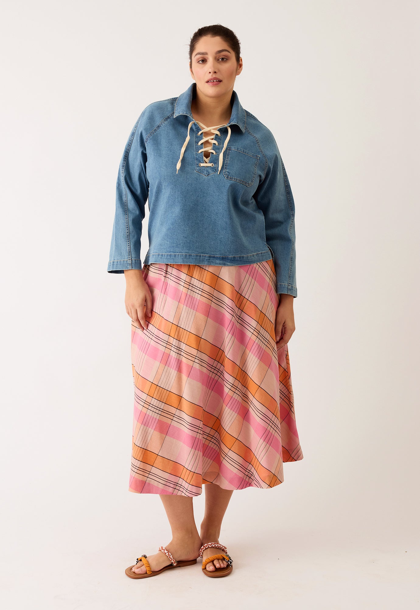 Piper Lace-up Top