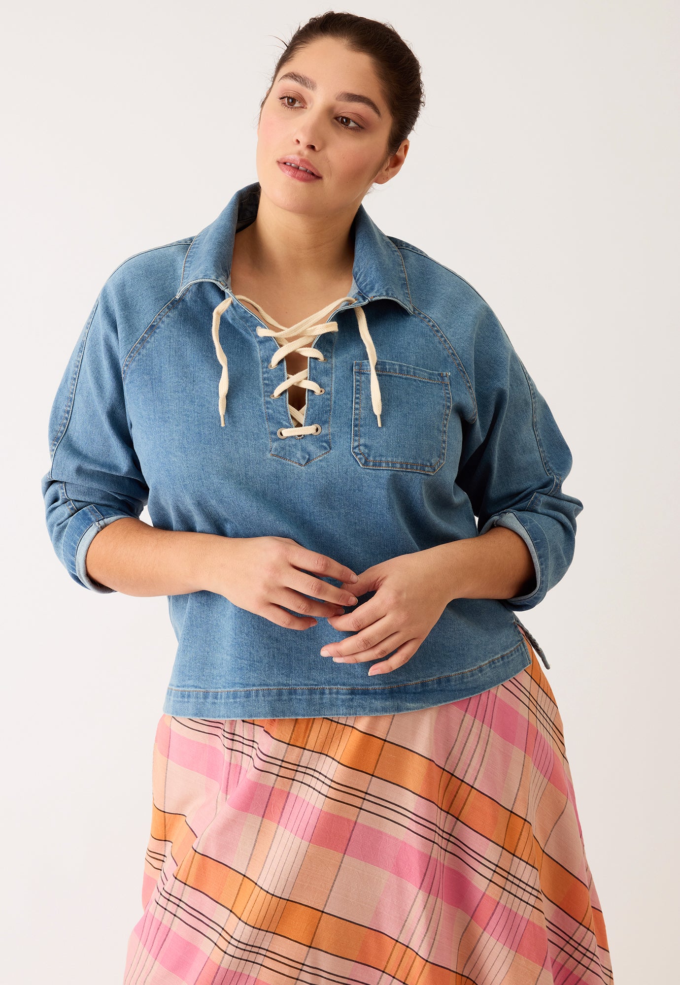 Piper Lace-up Top