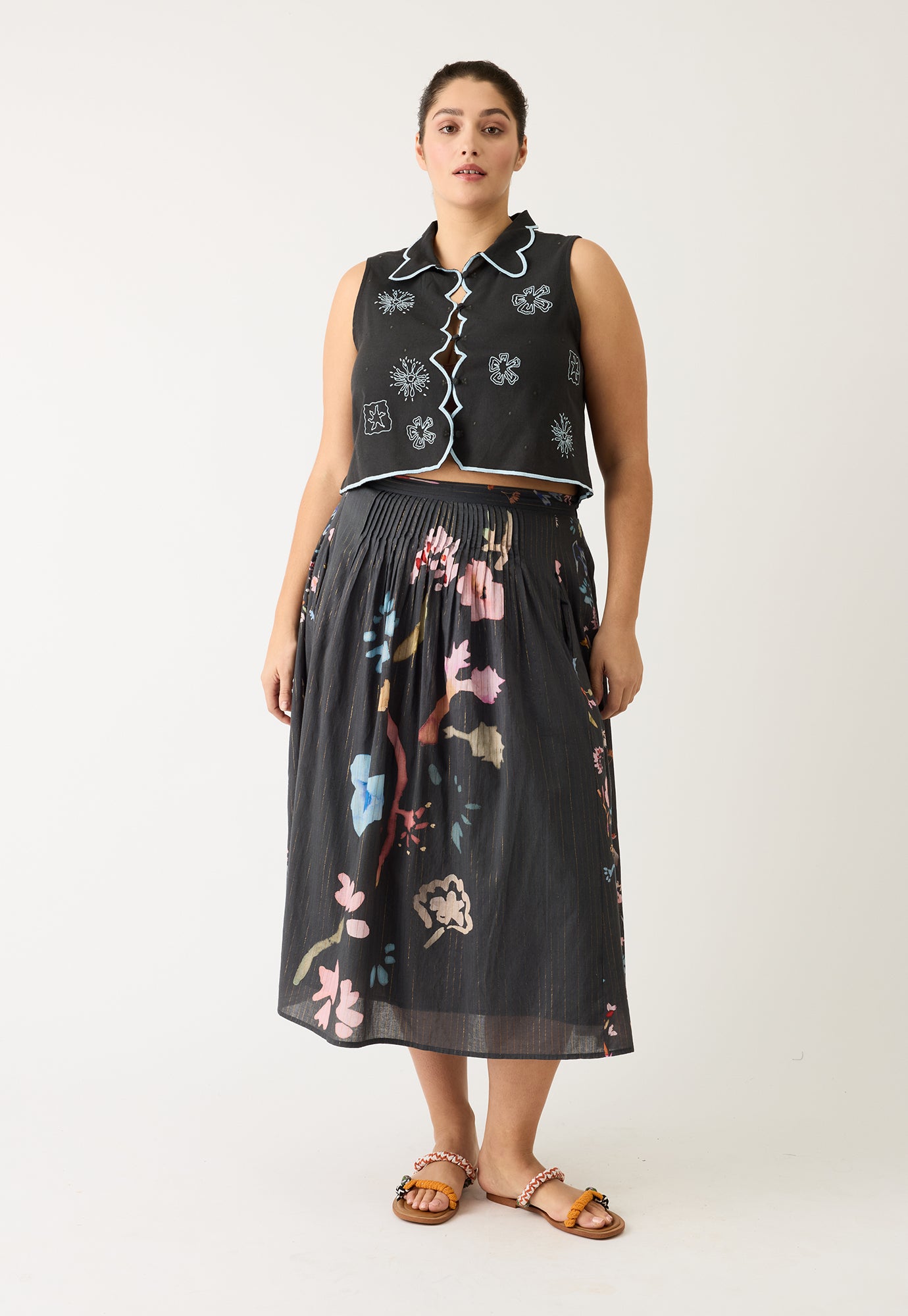 Alma Yoke Skirt