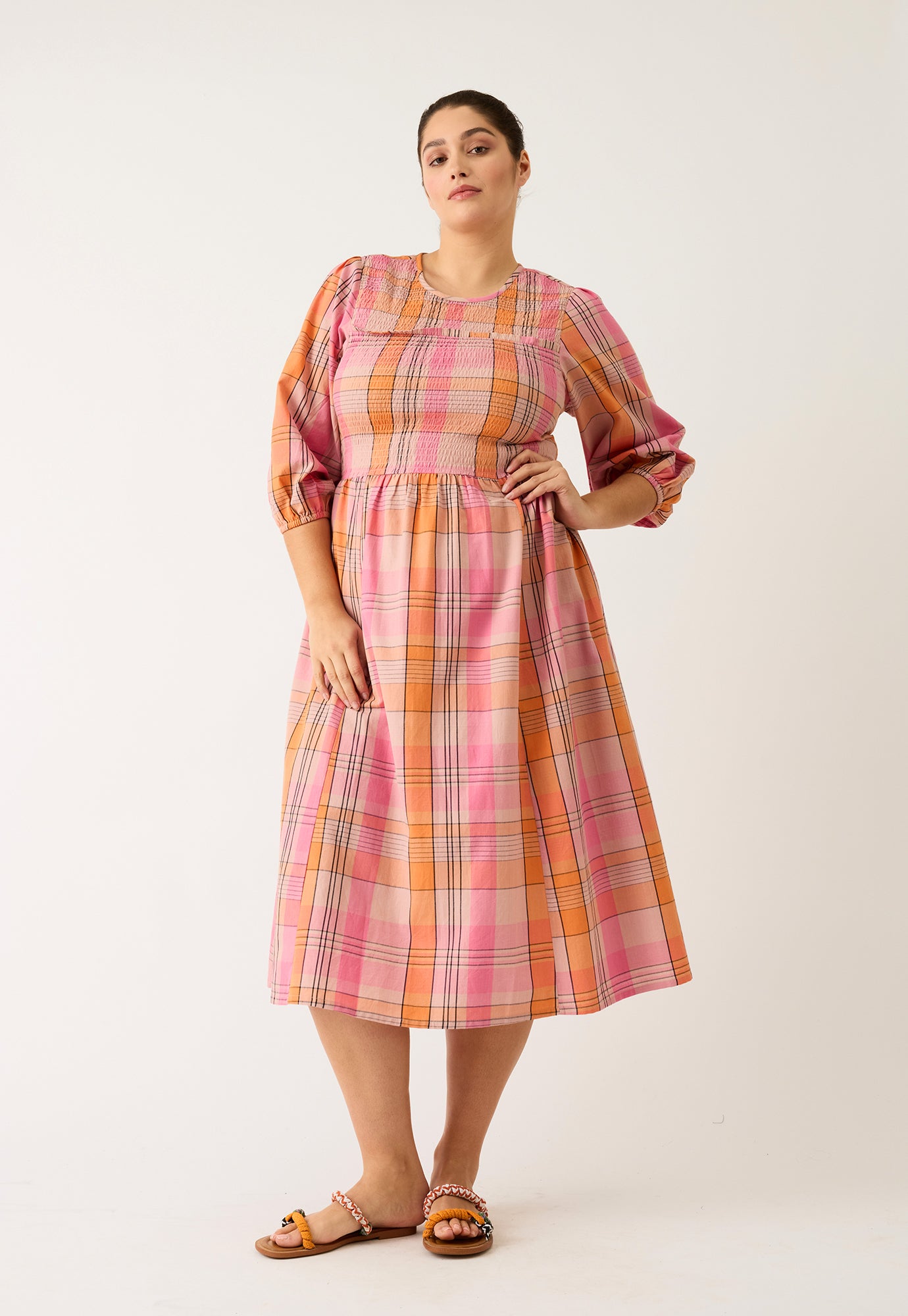 Nora Shirred Dress