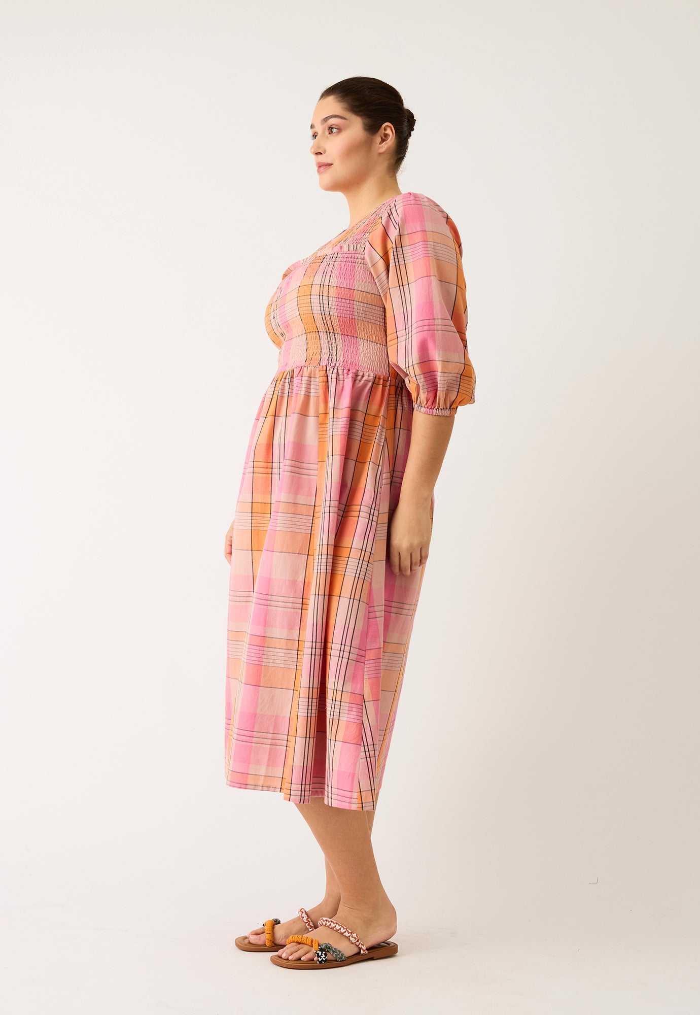 Nora Shirred Dress