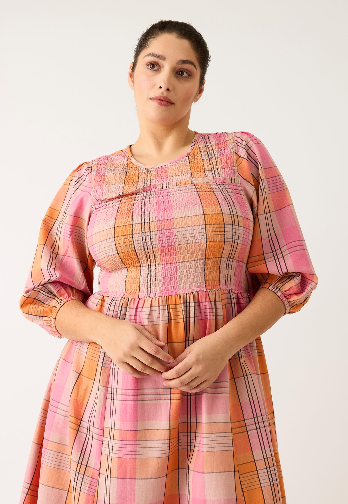 Nora Shirred Dress