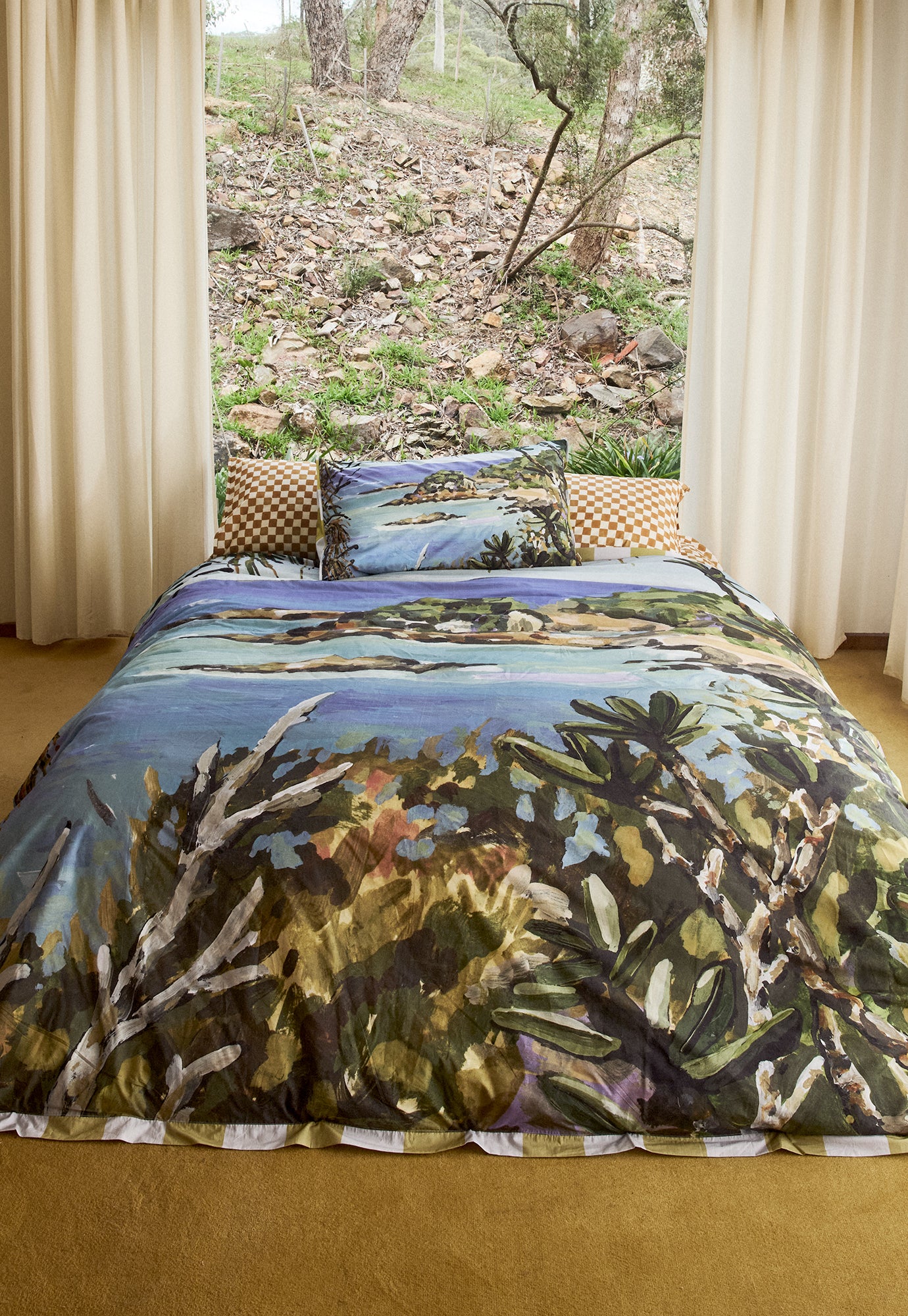 Organic Cotton Pillowcase - Diggers Island