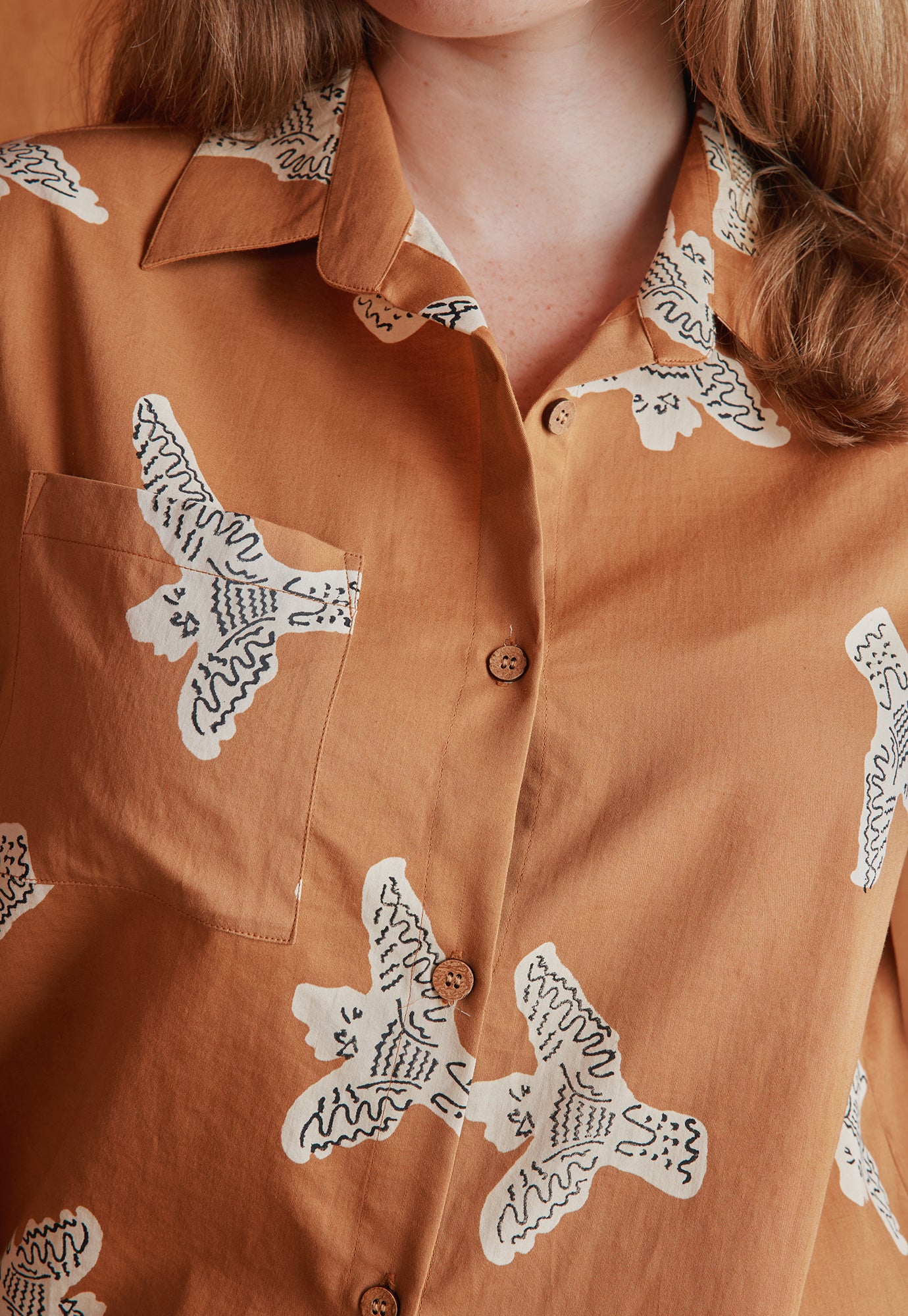 Long Pyjama Set - Cockatoo Brown