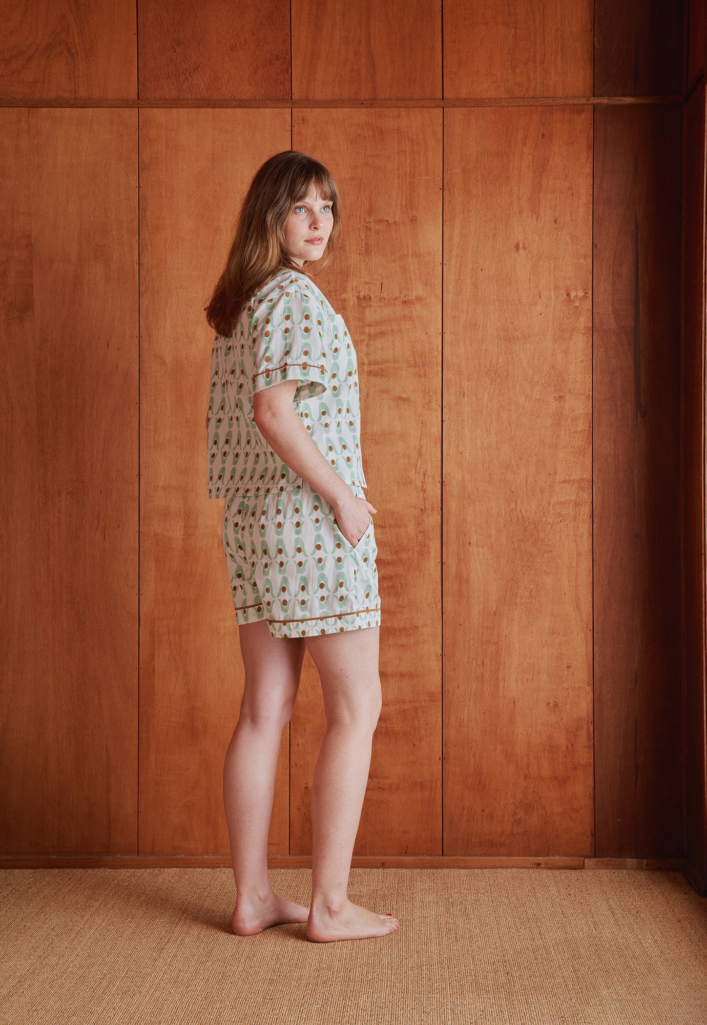 Short Pyjama Set - Geo Flower
