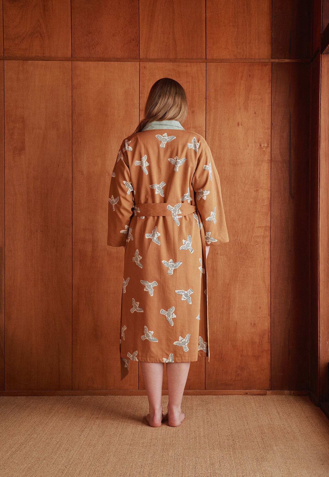 Dressing Gown - Cockatoo Brown