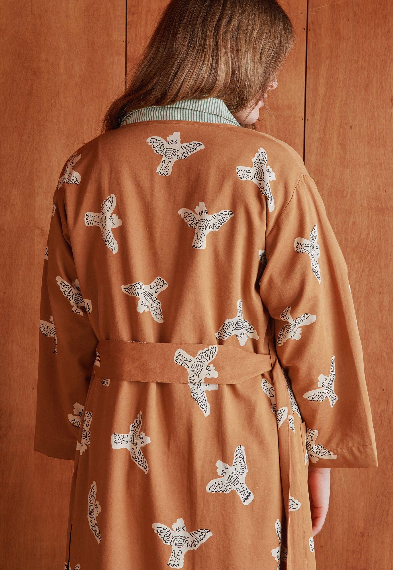Dressing Gown - Cockatoo Brown