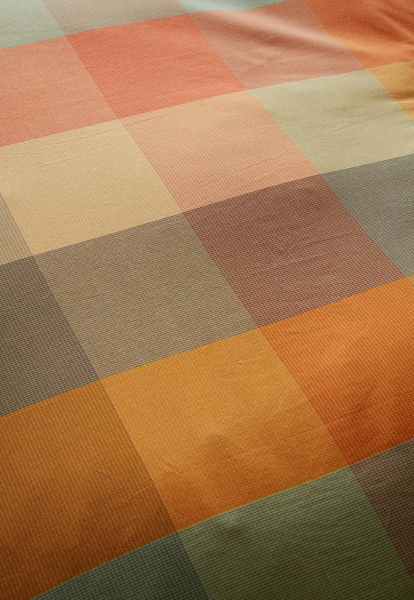 Flat Sheet - Warm Check