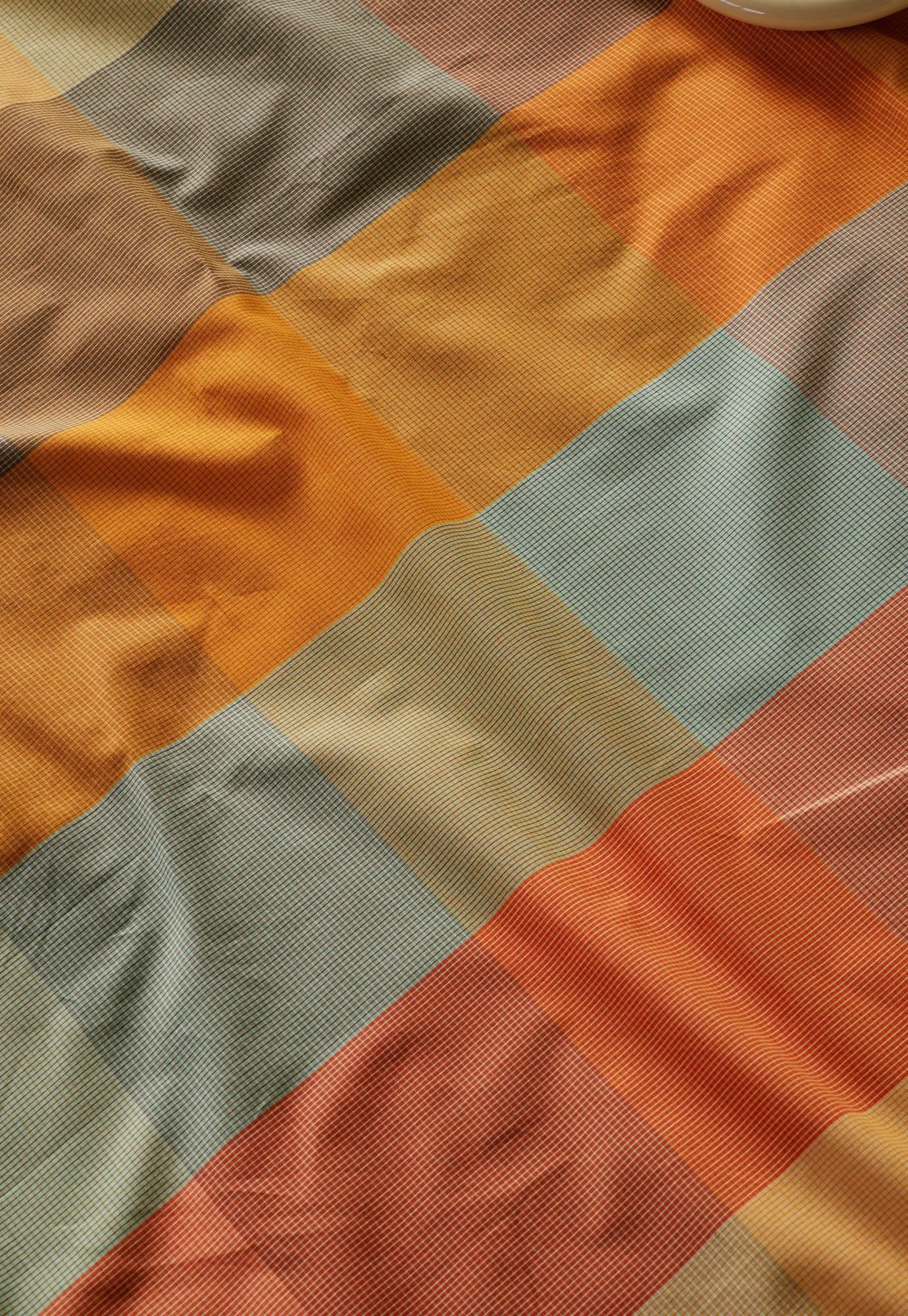 Fitted Sheet - Warm Check
