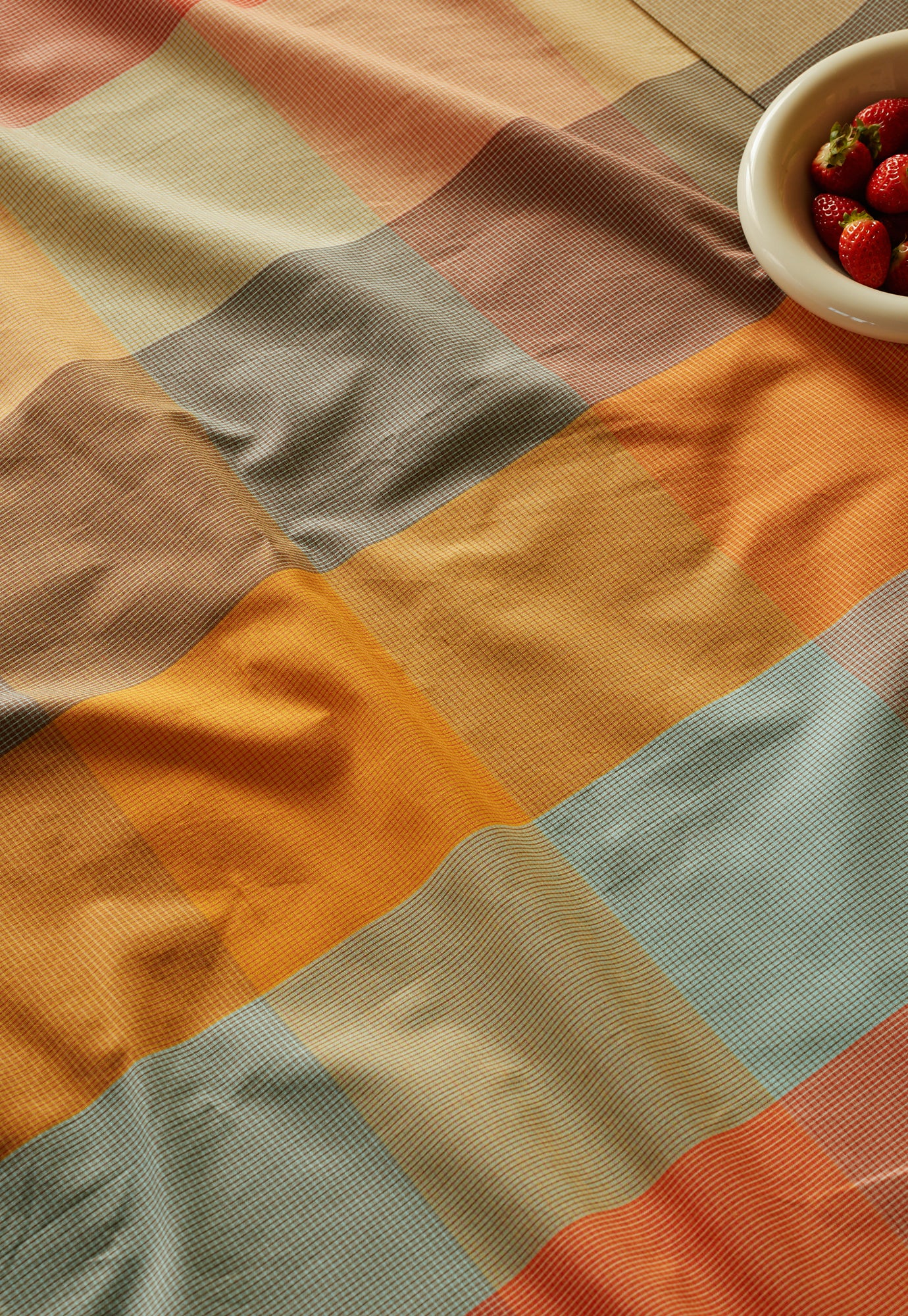 Flat Sheet - Warm Check