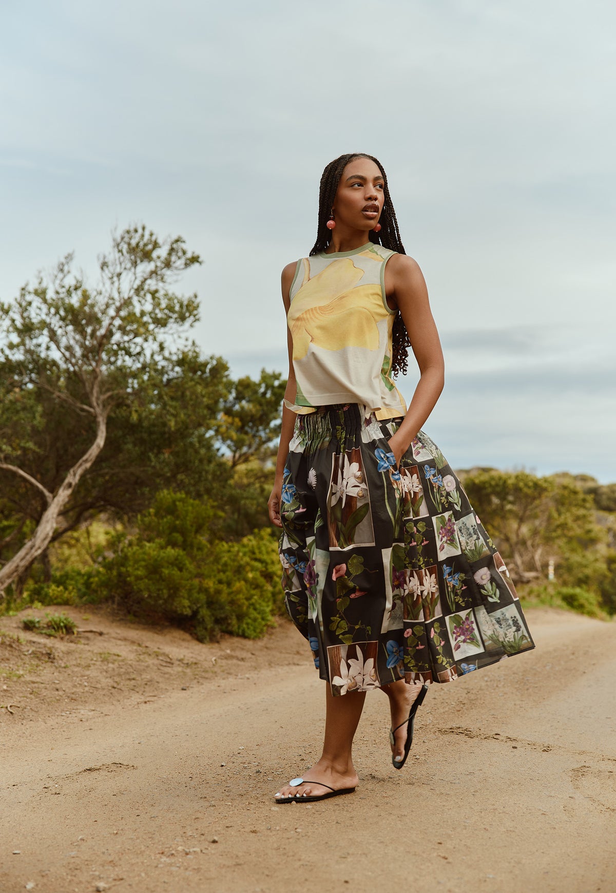 Alma Yoke Skirt