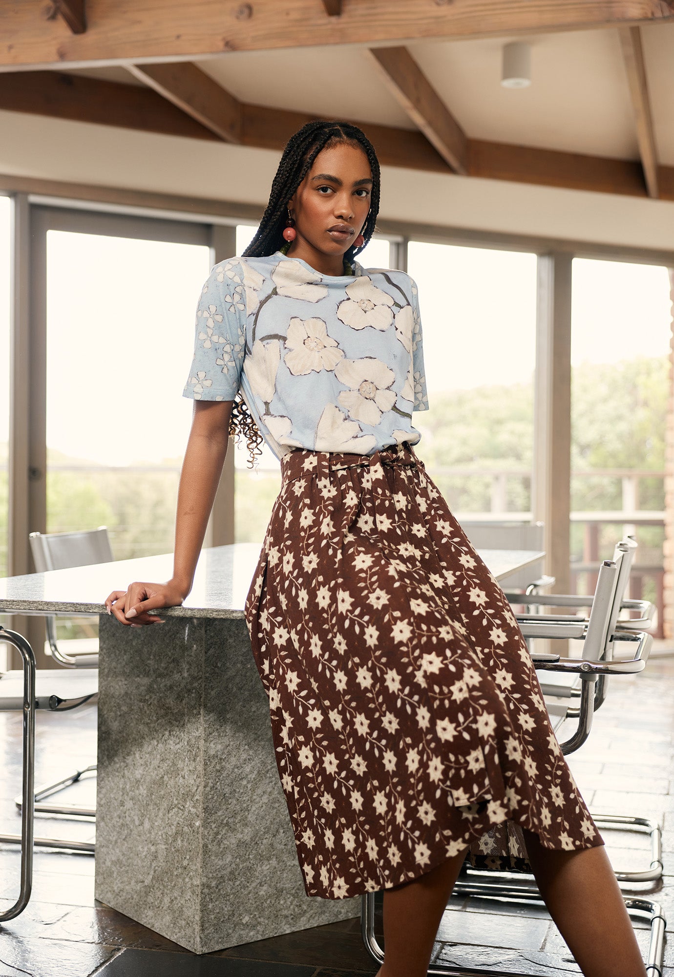 Porcelain Tie Skirt
