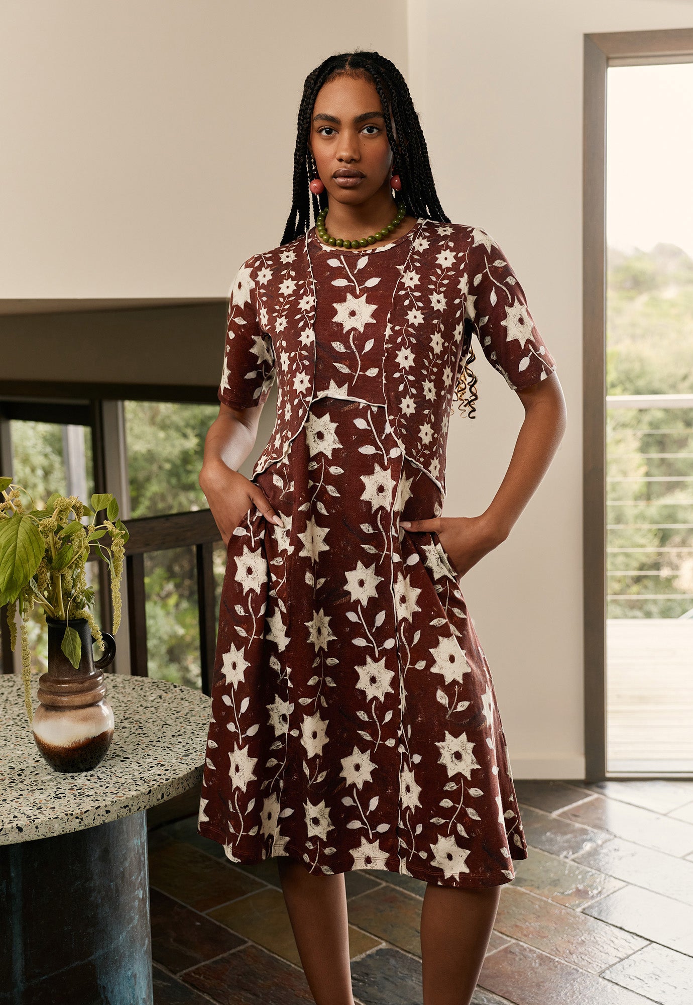Reyes Short Sleeve Dress