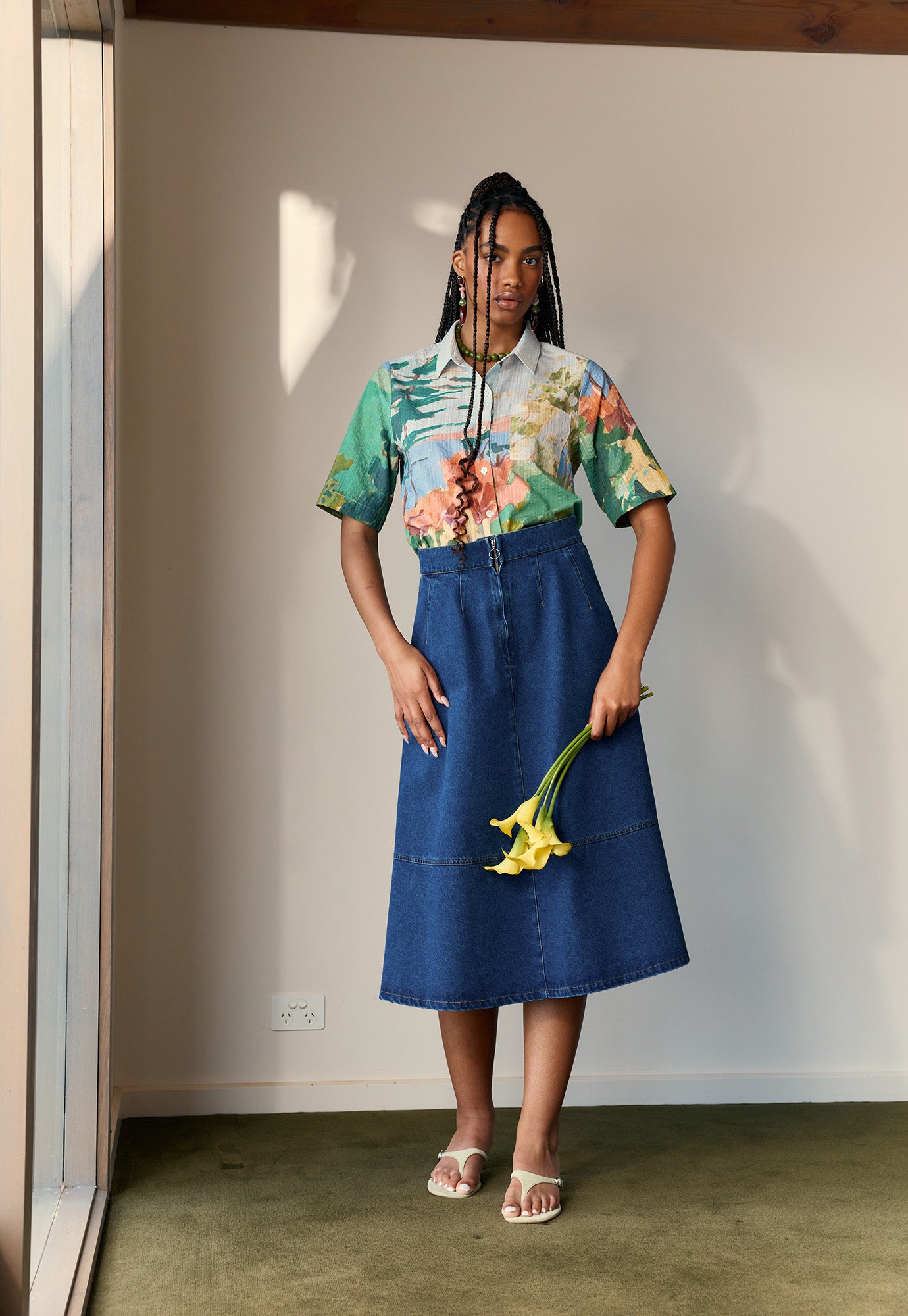 Aries Denim Skirt