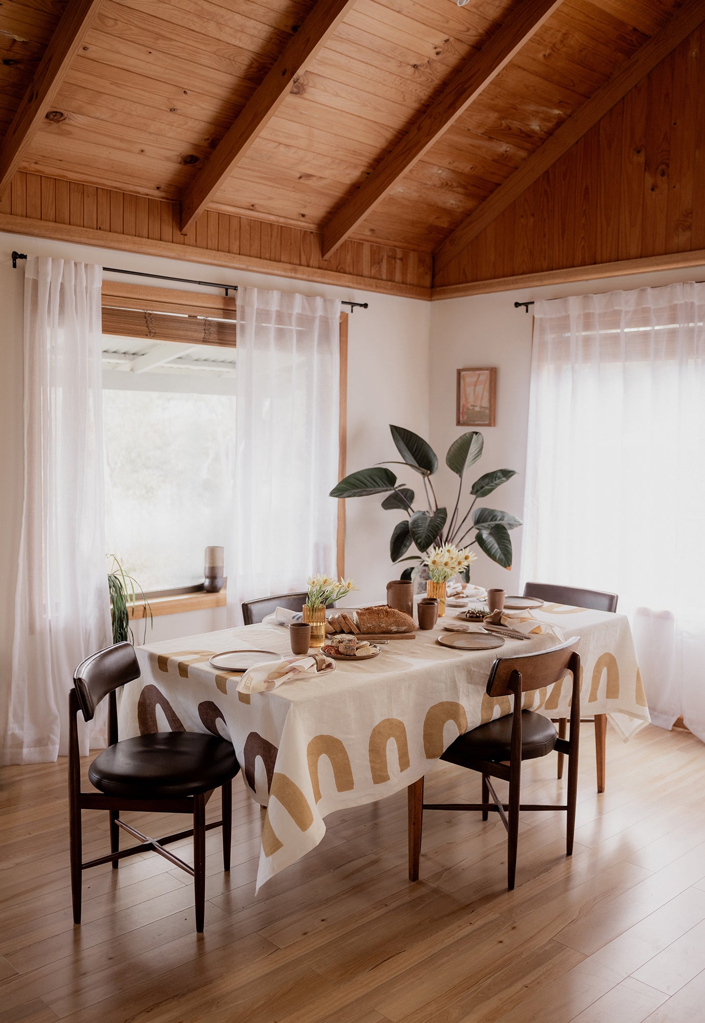 Shapes Linen Tablecloth