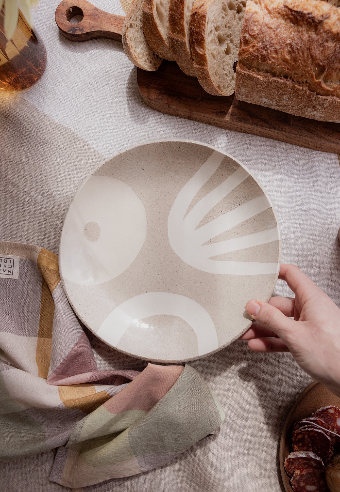 Light Shapes Small Platter
