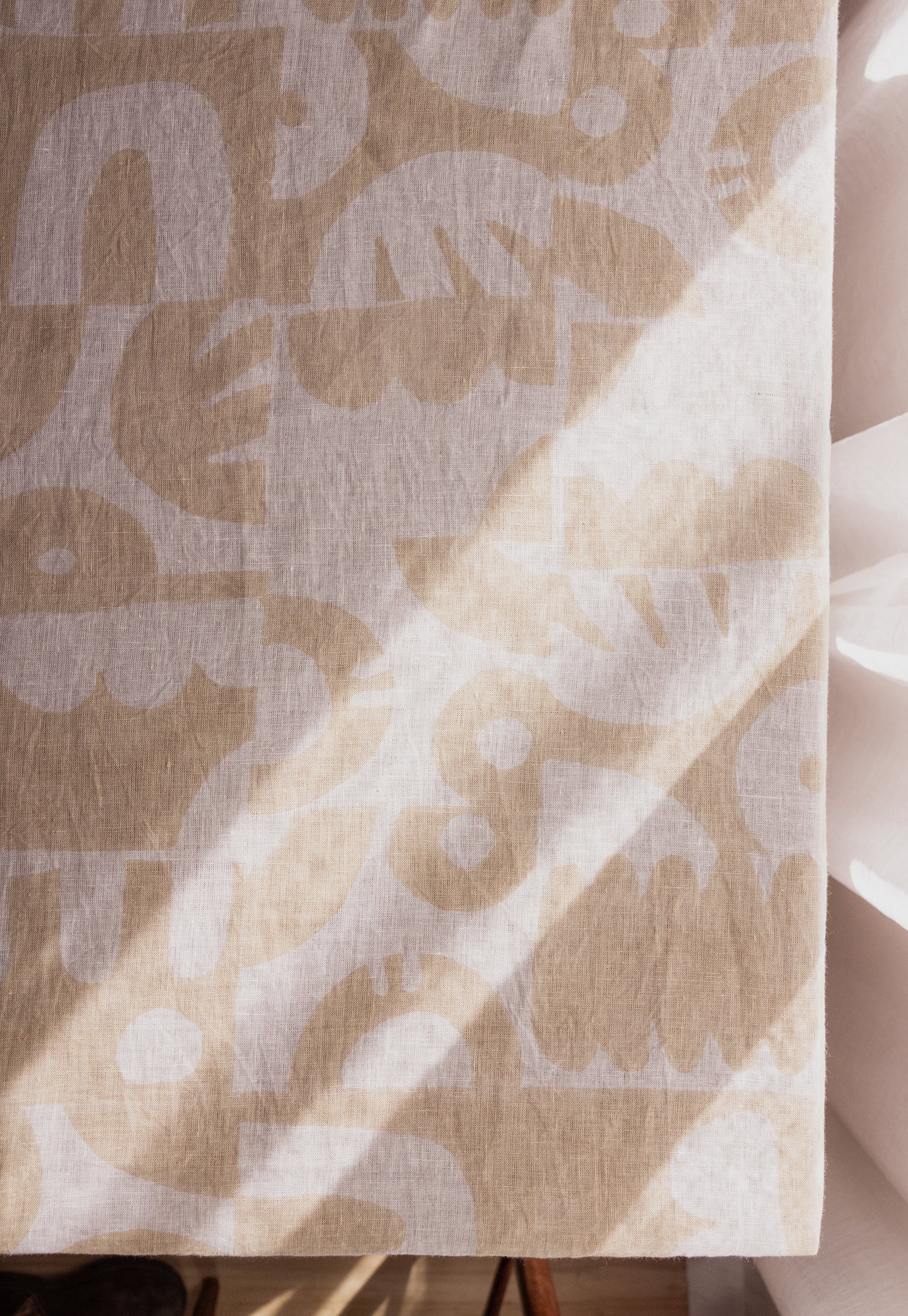 Formations Linen Tablecloth