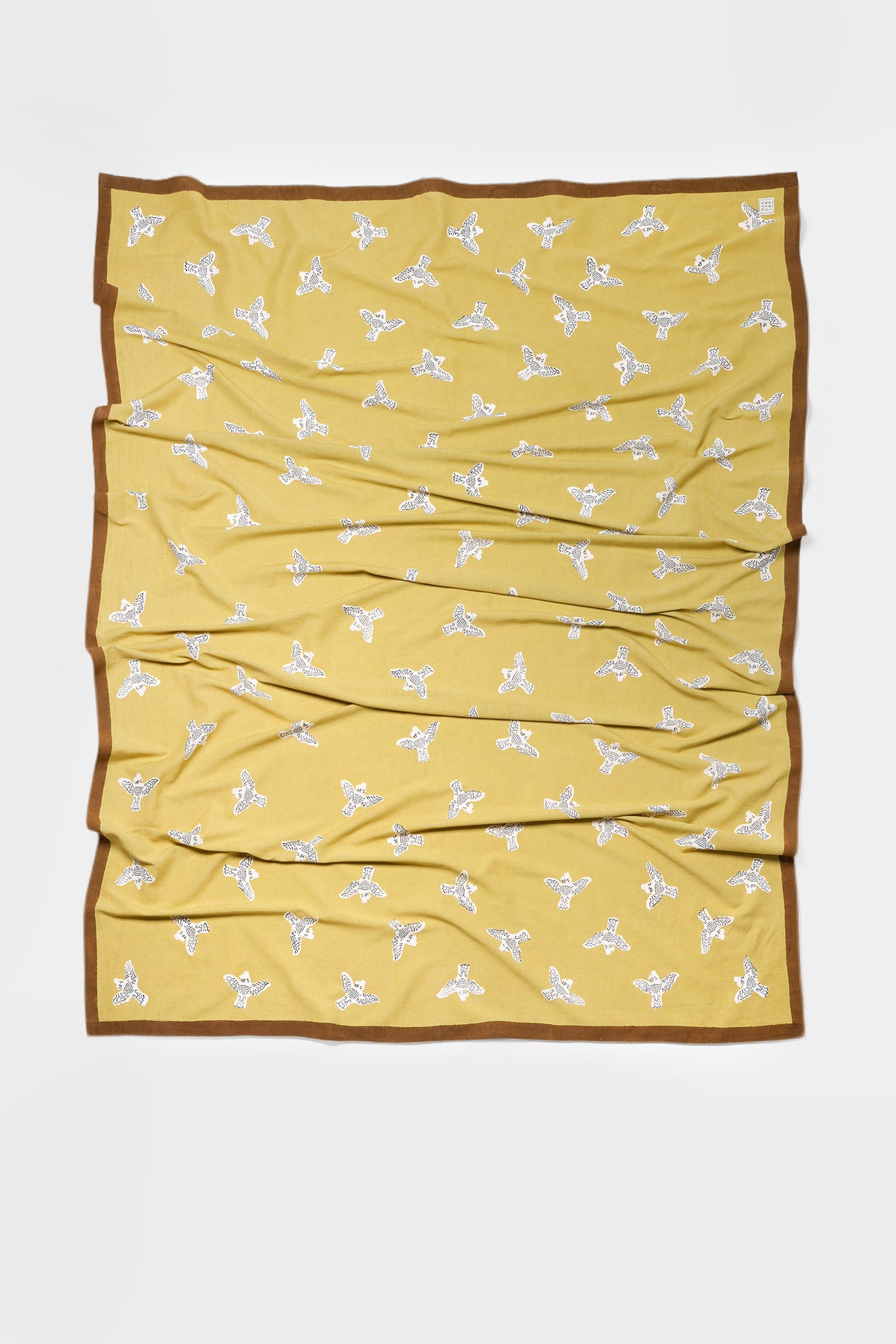 Table Cloth - Cockatoo Mustard