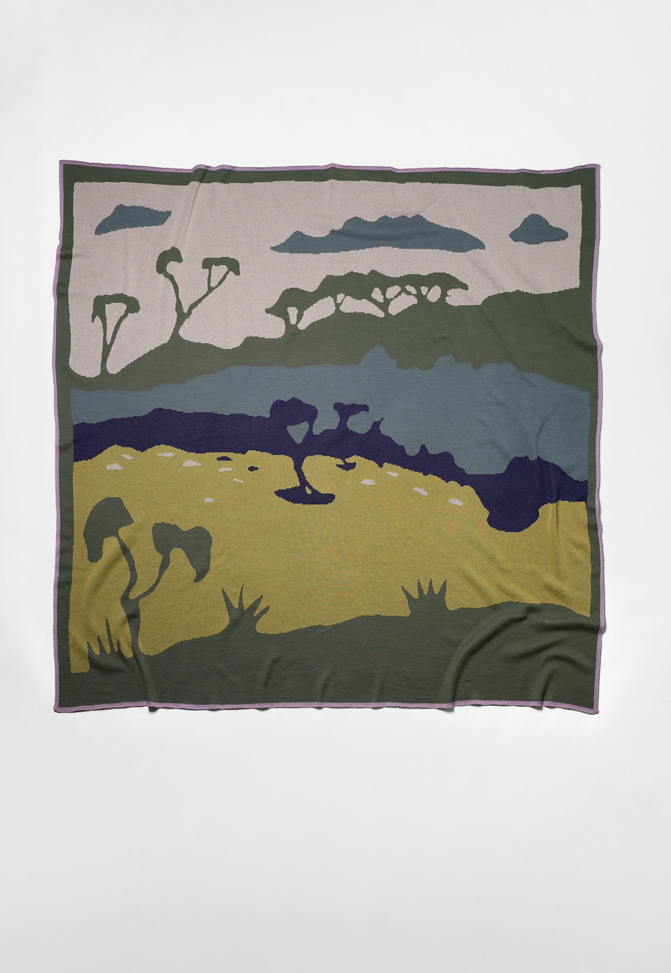 Knit Blanket - Landscape