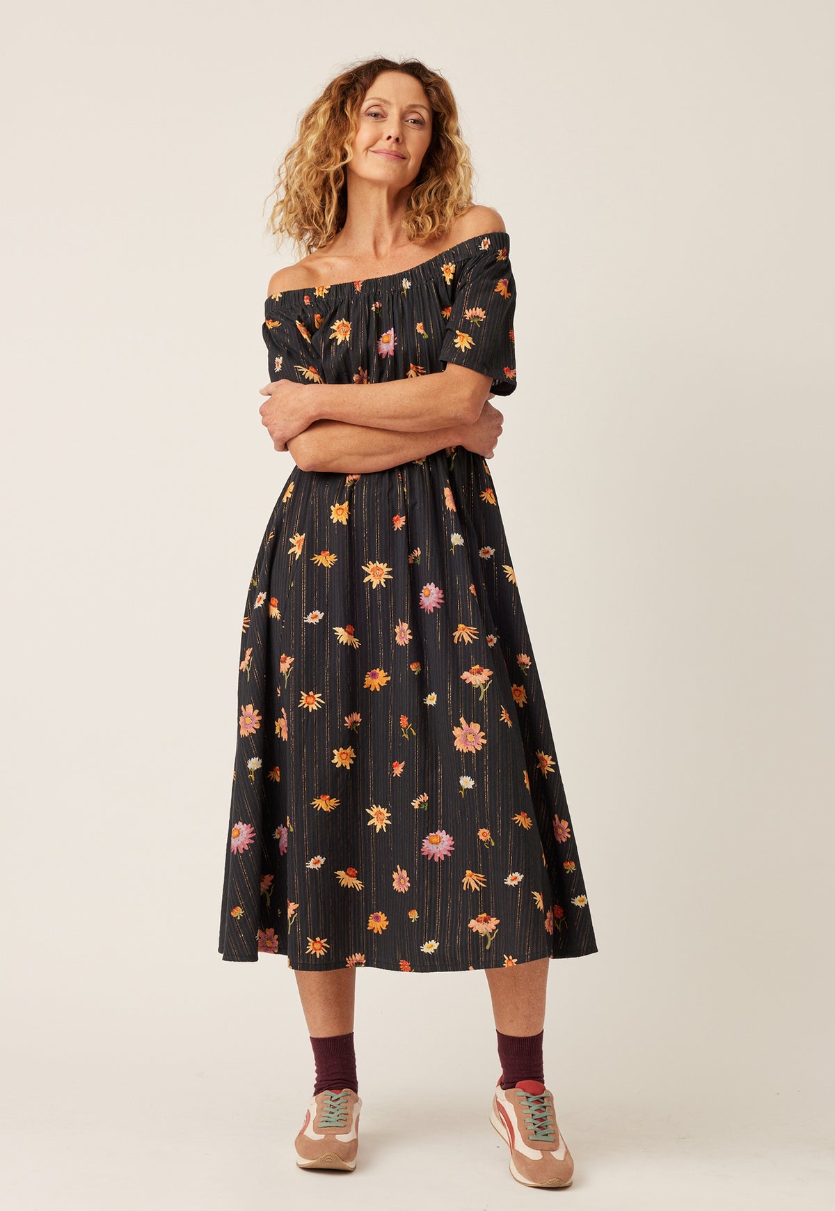 Daphne Dress - Paper Daisy Black