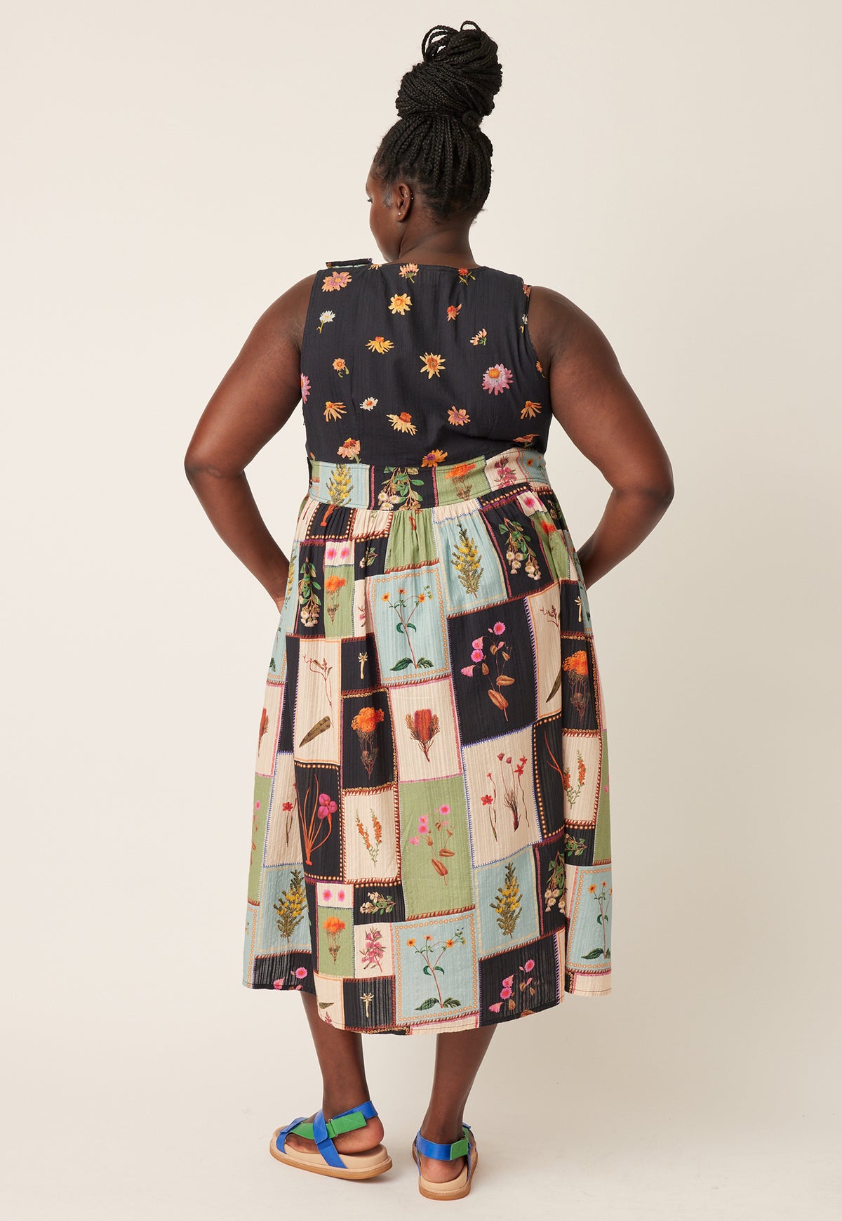 Simpson Summer Dress - Summer Patchwork
