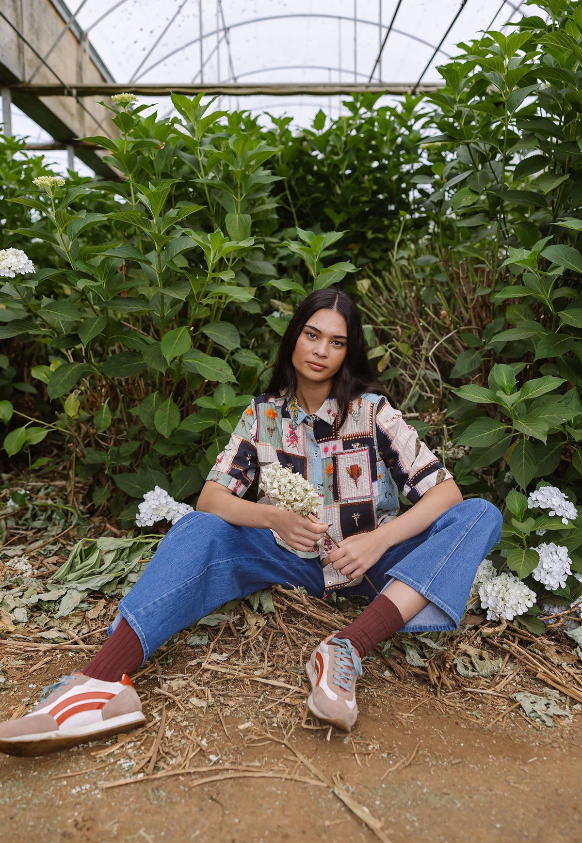 Summer Shirt - Patchwork Floral