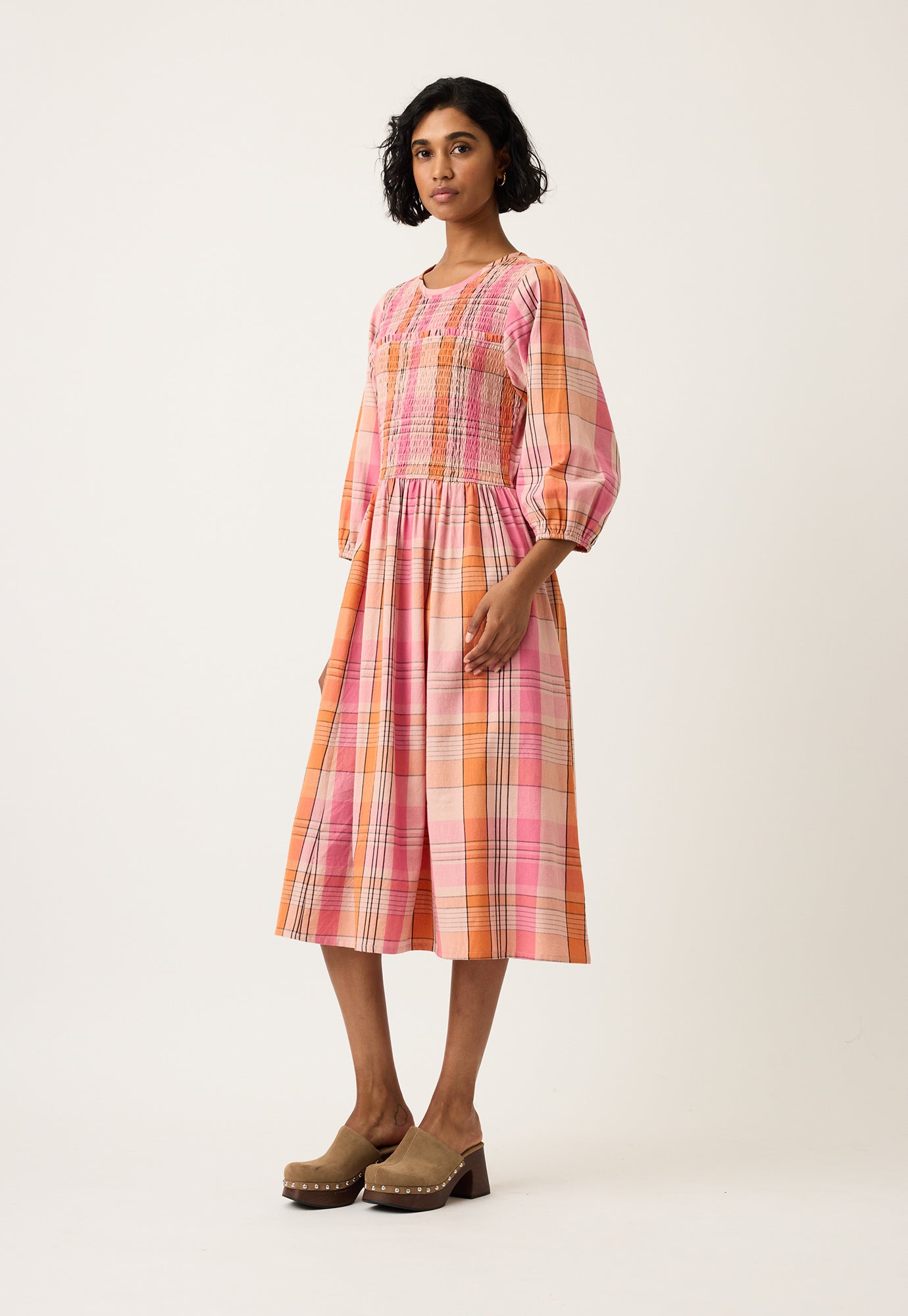 Nora Shirred Dress