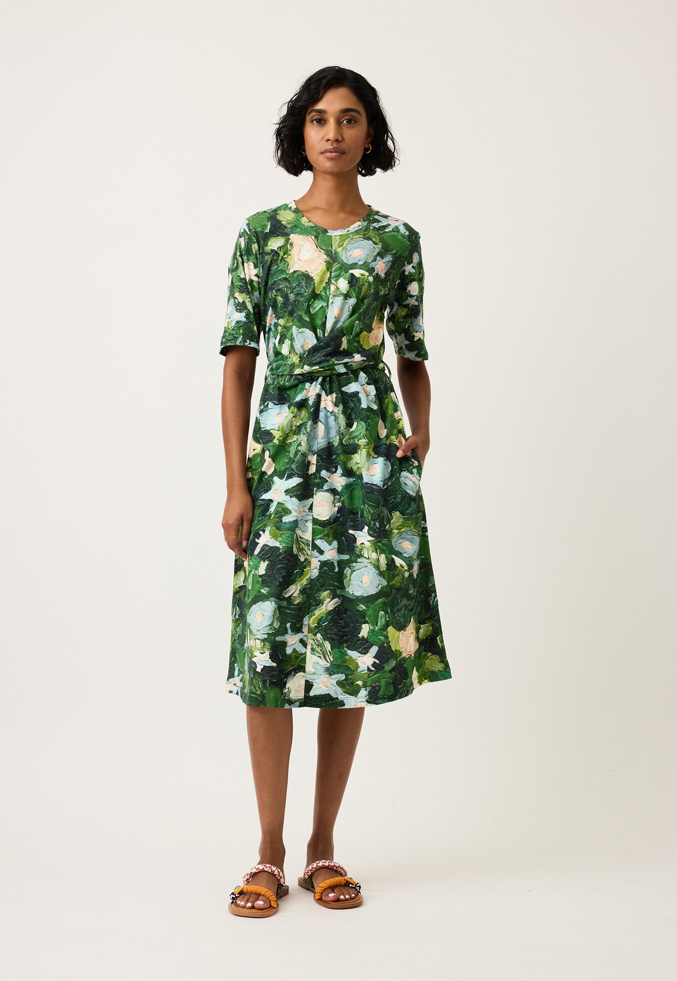 Terra Short Sleeve Wrap Dress