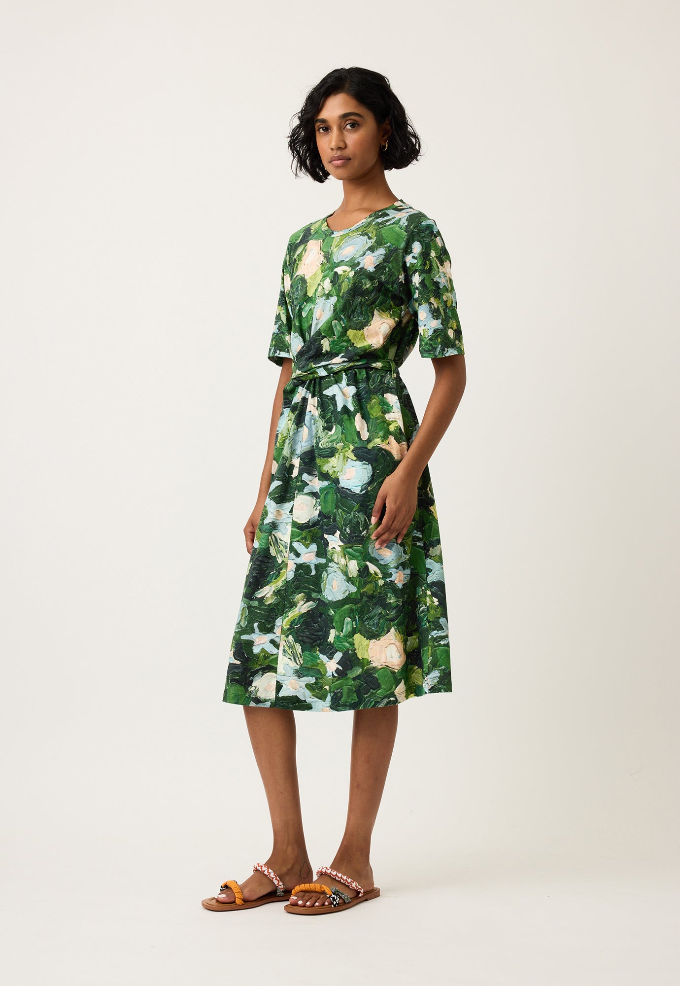 Terra Short Sleeve Wrap Dress