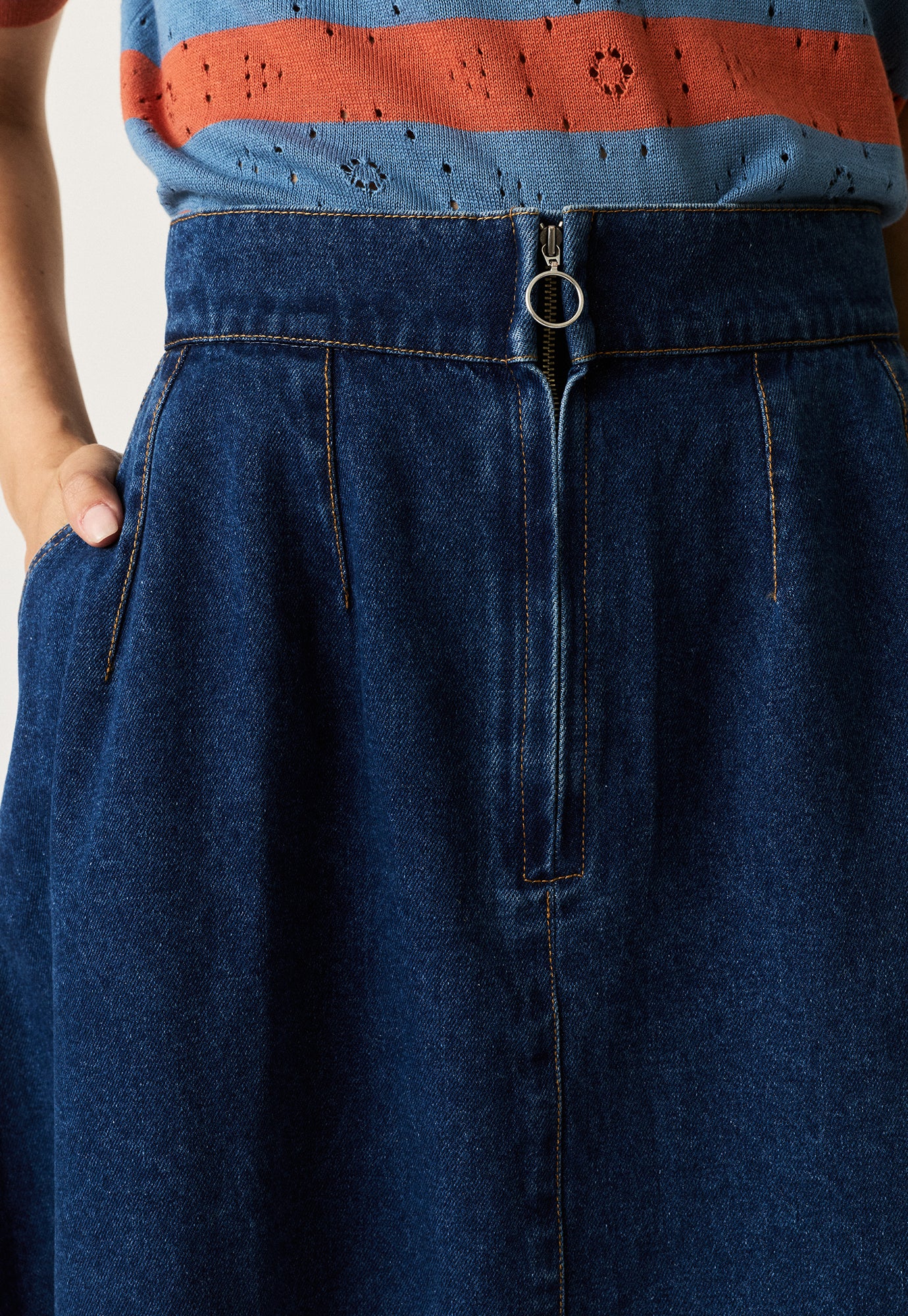 Aries Denim Skirt