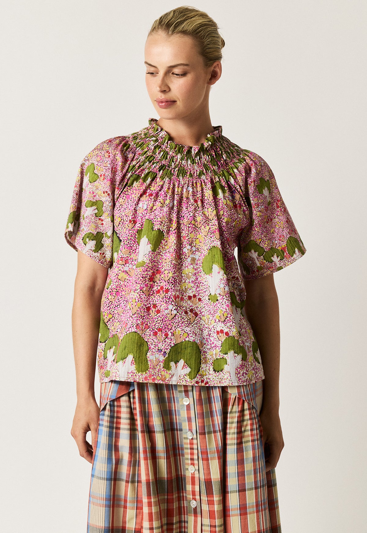 Meadows Frill Neck Top