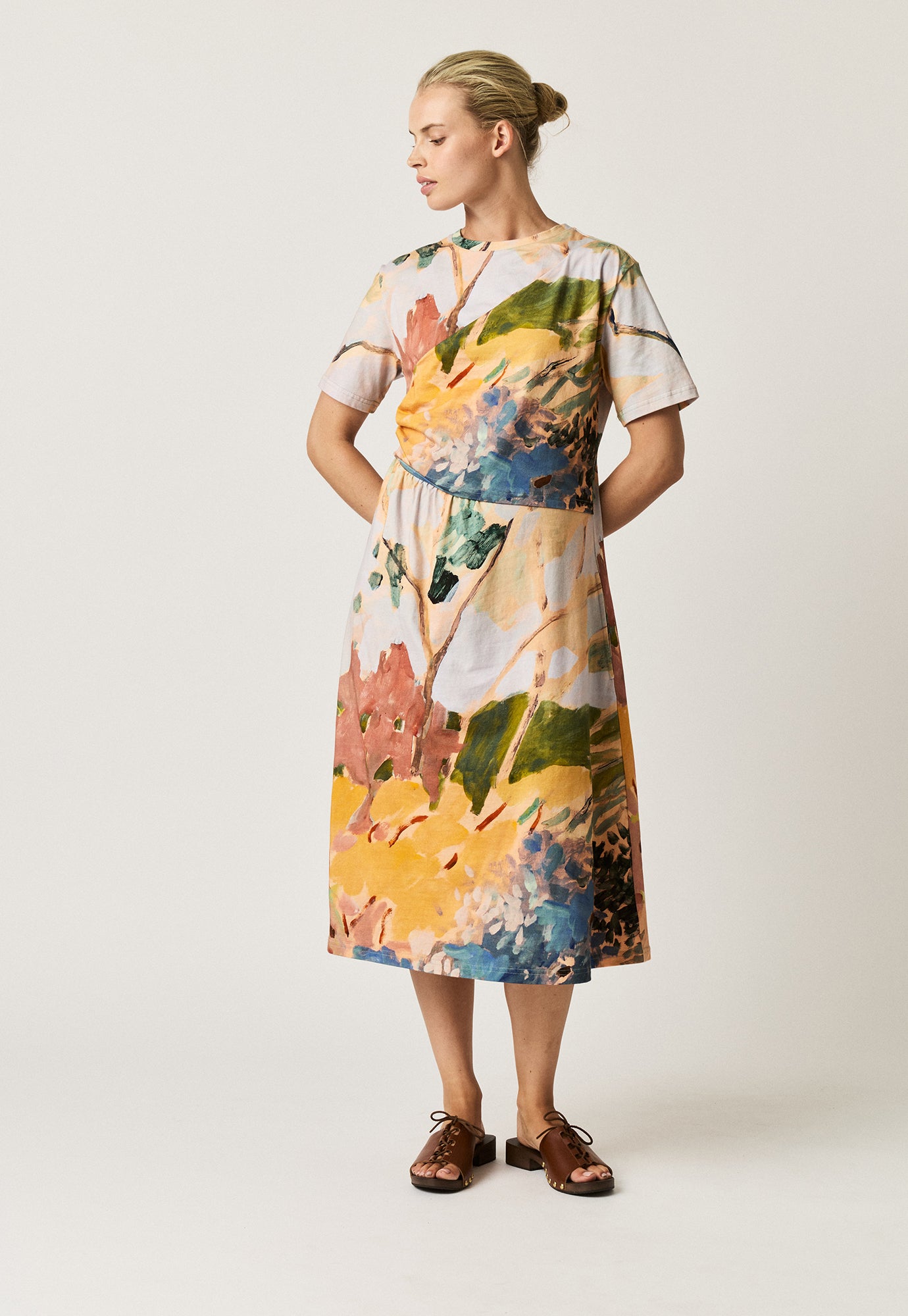 Short Sleeve Elena Dress