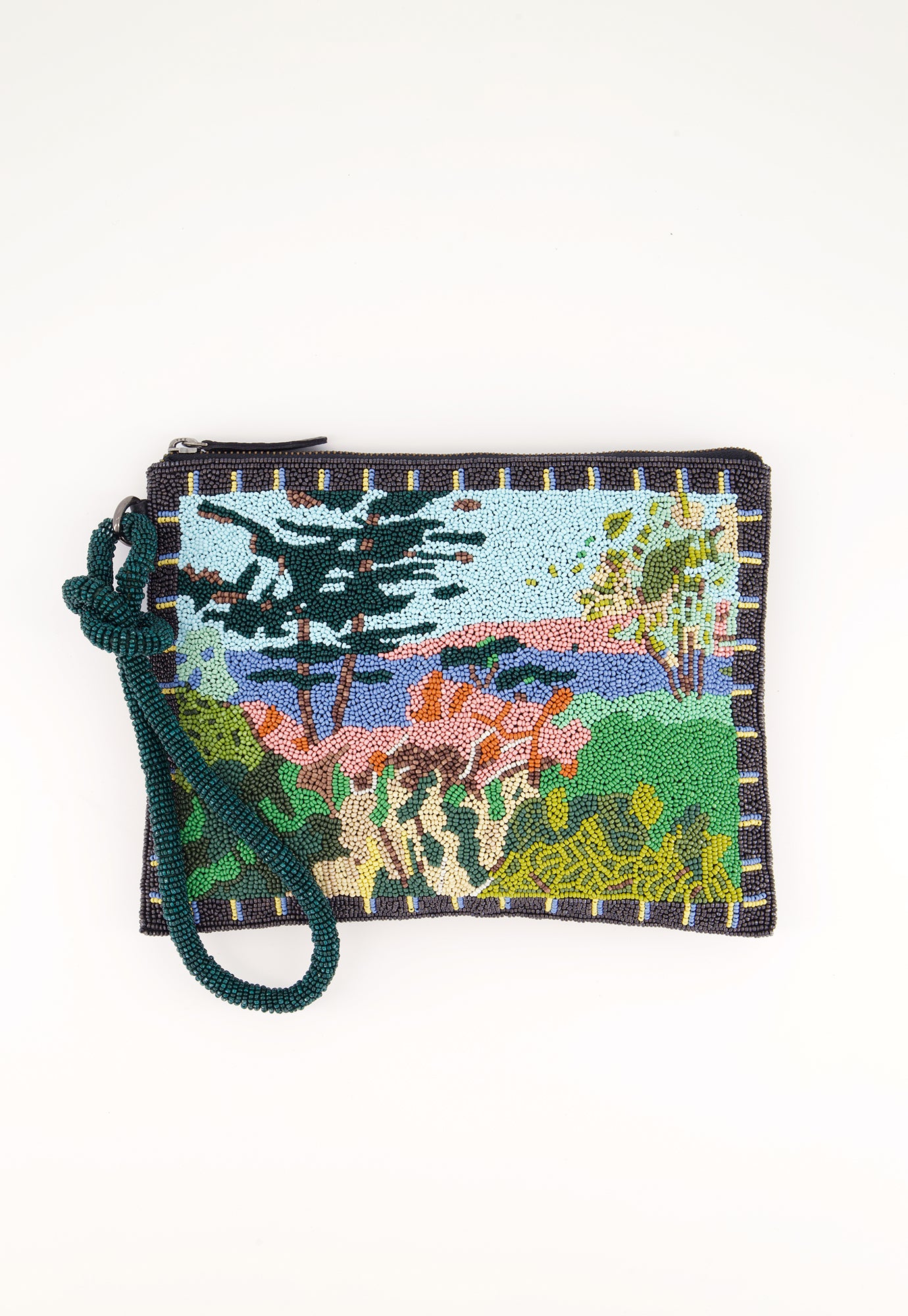 Beaded Line Clutch
