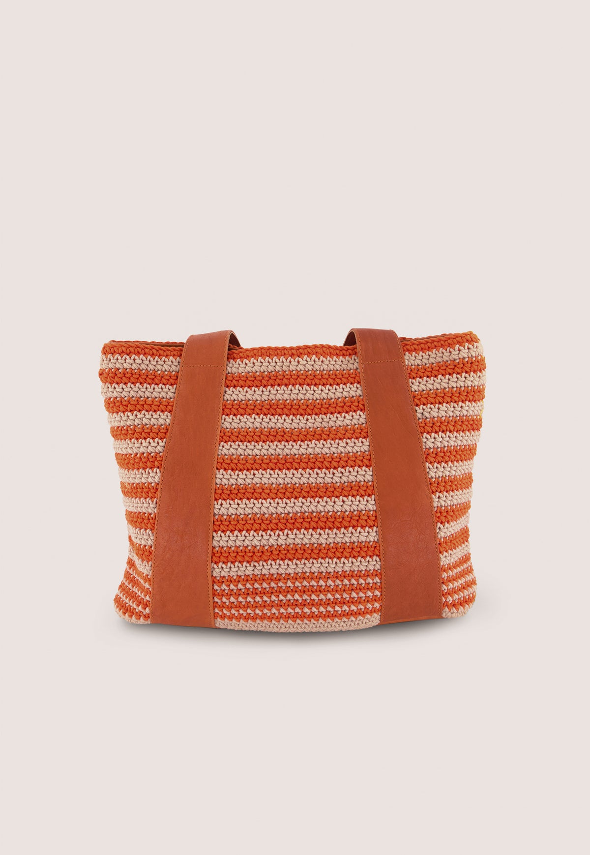 Granada Tote - Crochet Stripe