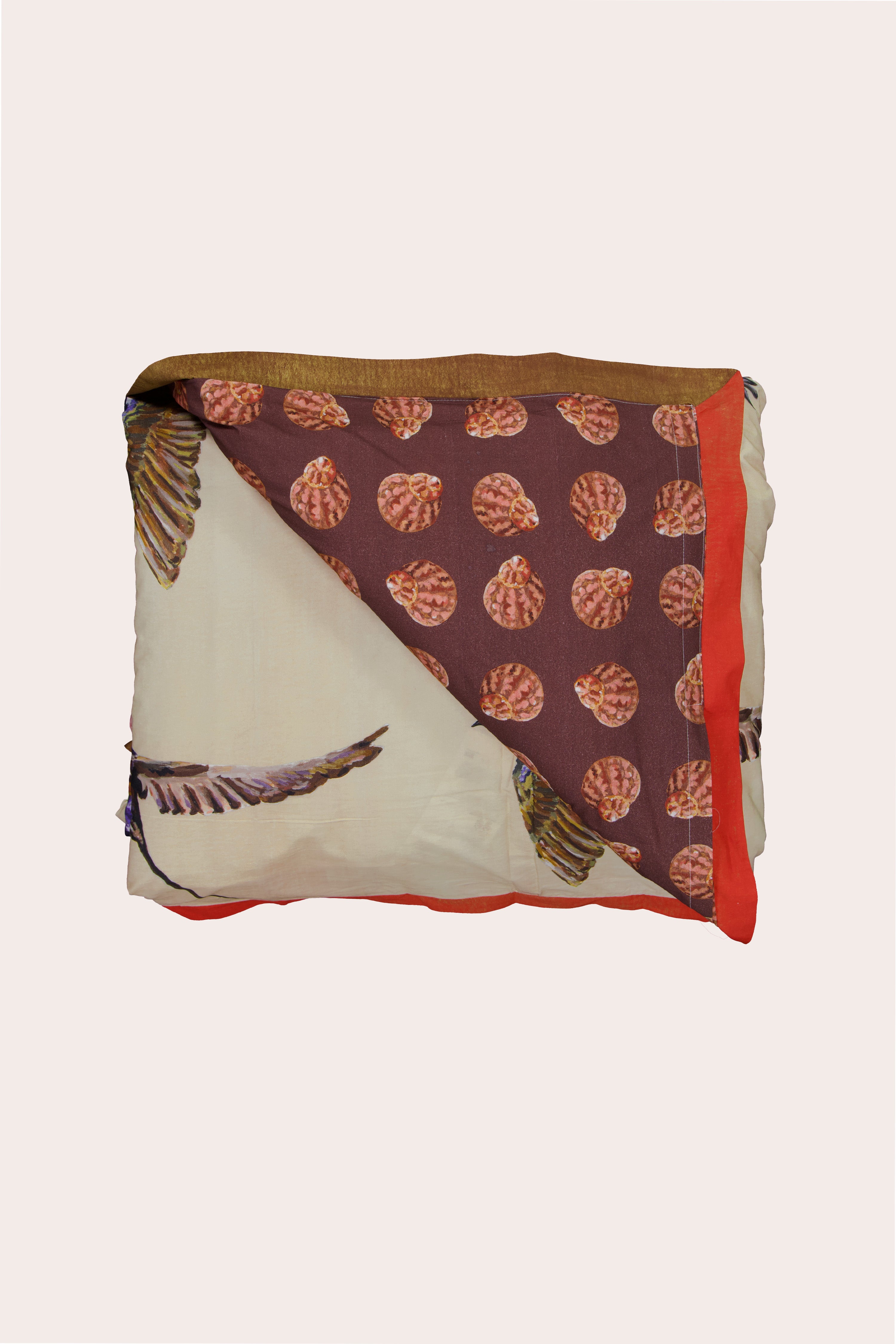 Organic Cotton Quilt Cover - Welcome Swallows