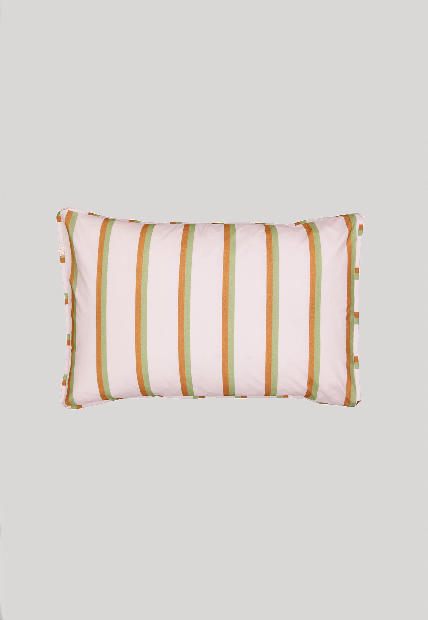 Organic Cotton Pillowcase - Cream Stripe
