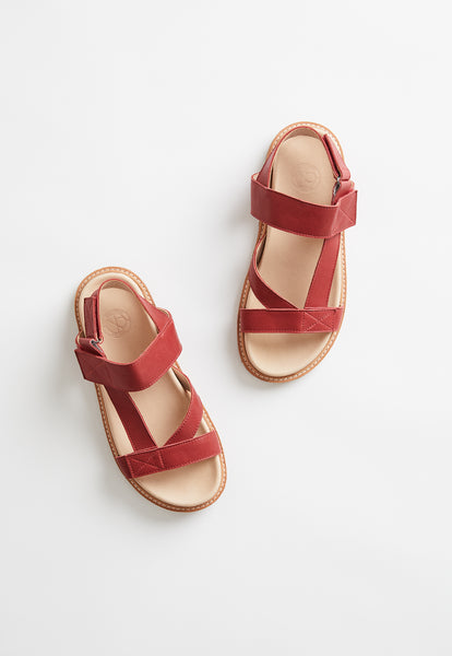 H&m red sale sandals