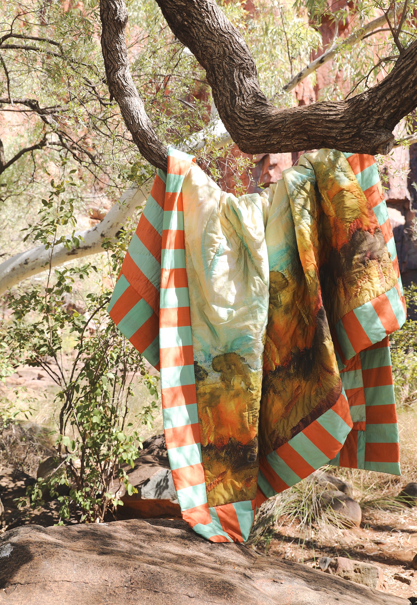 Organic Cotton Kantha Quilt