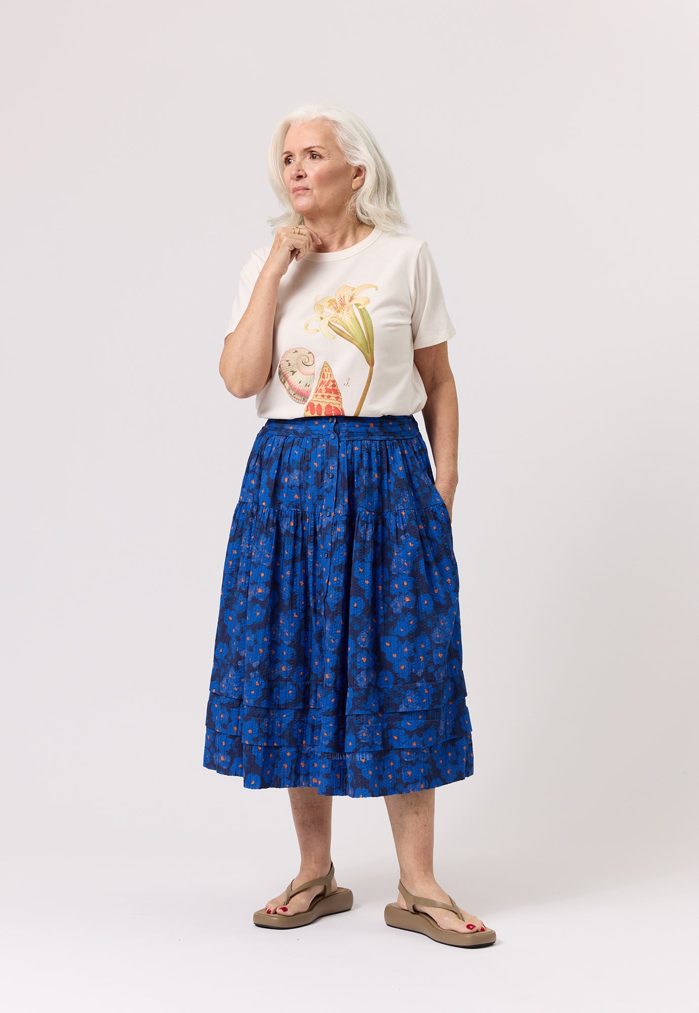 Coco Pintuck Skirt